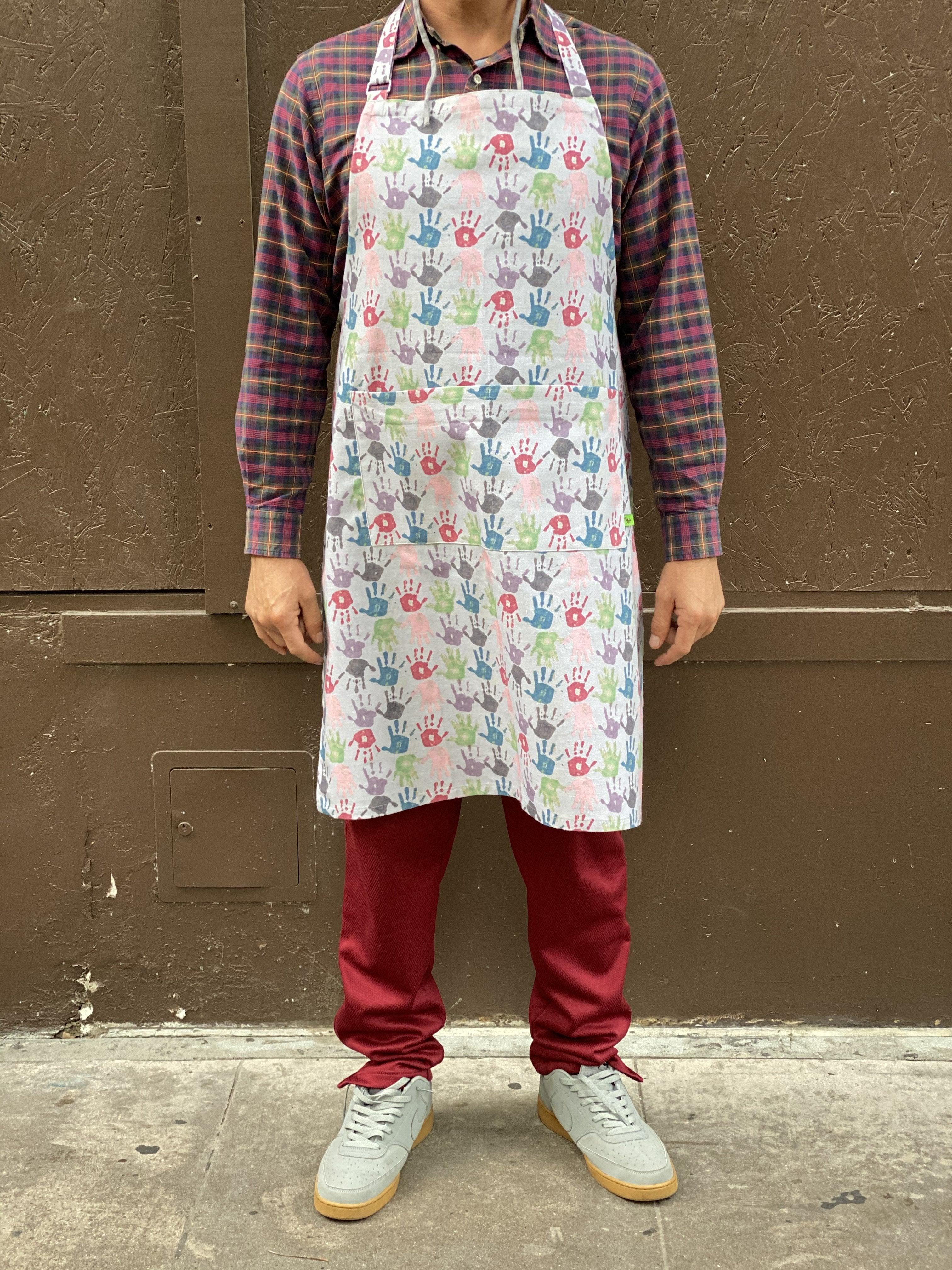 Hands Print Adult Apron