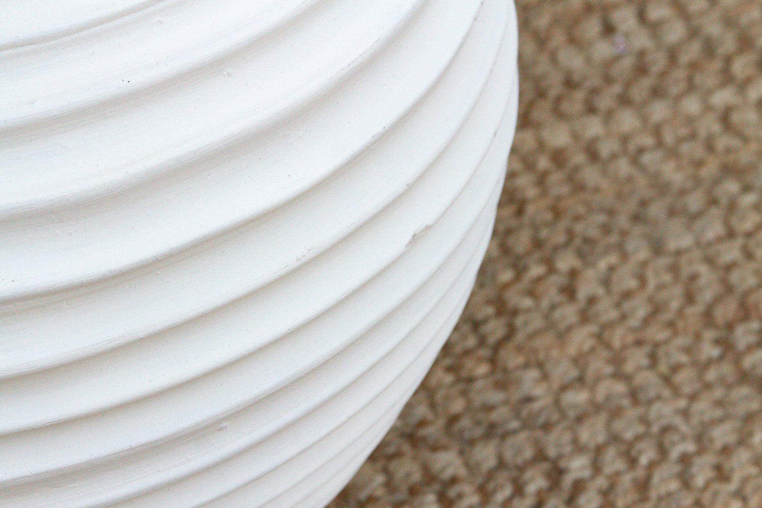 Modern White Mediterranean Beehive Planter