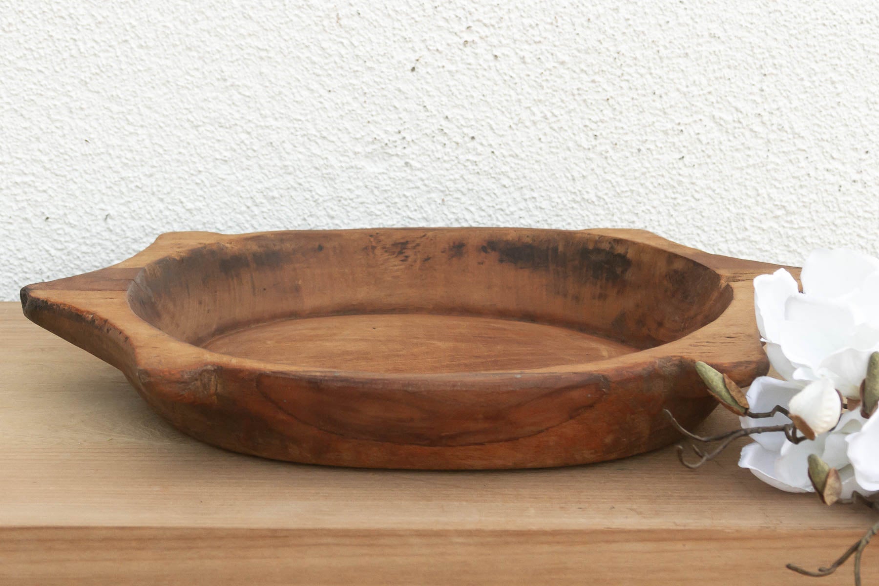 Vintage Sculptural Bowl with "Star" Handles