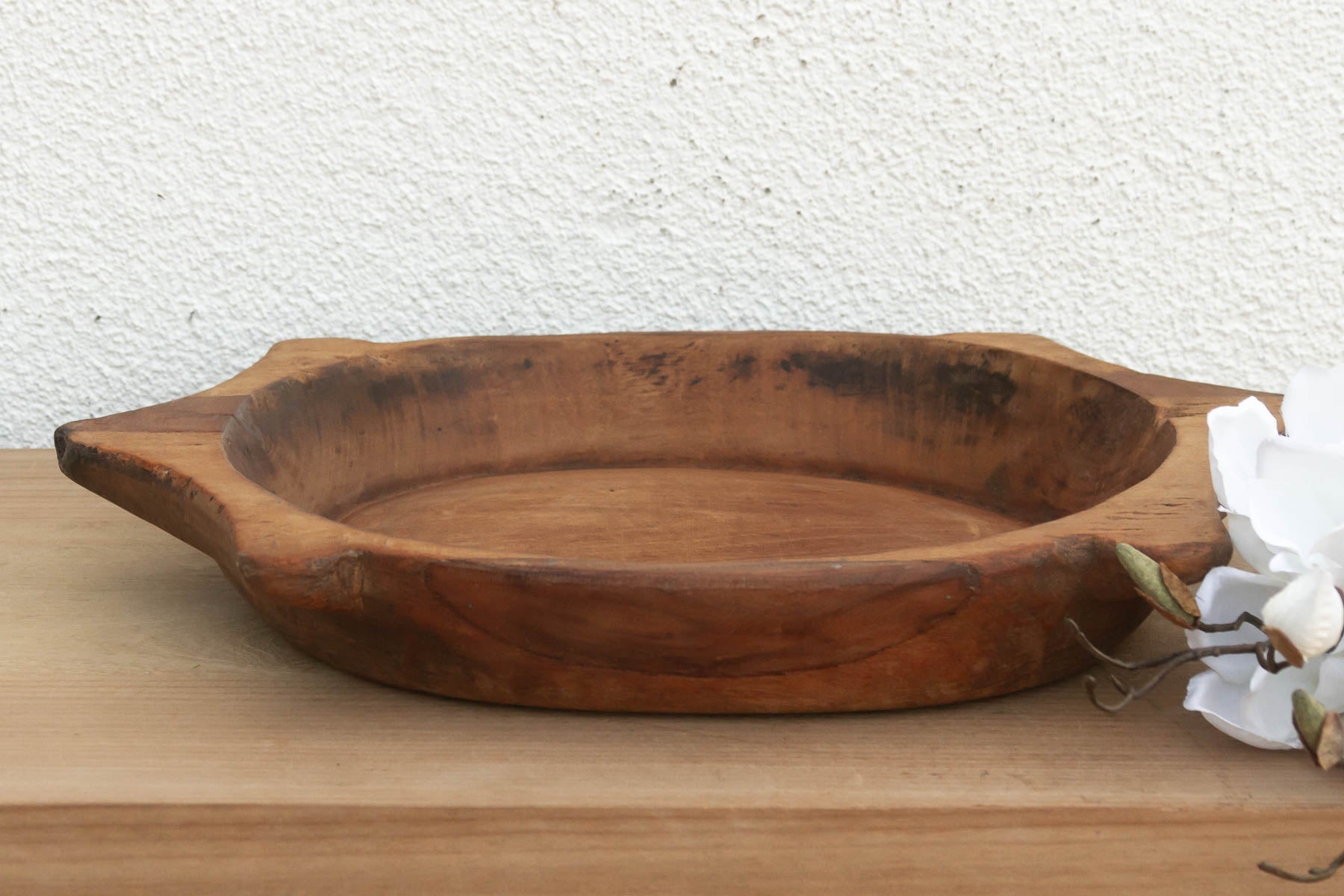 Vintage Sculptural Bowl with "Star" Handles