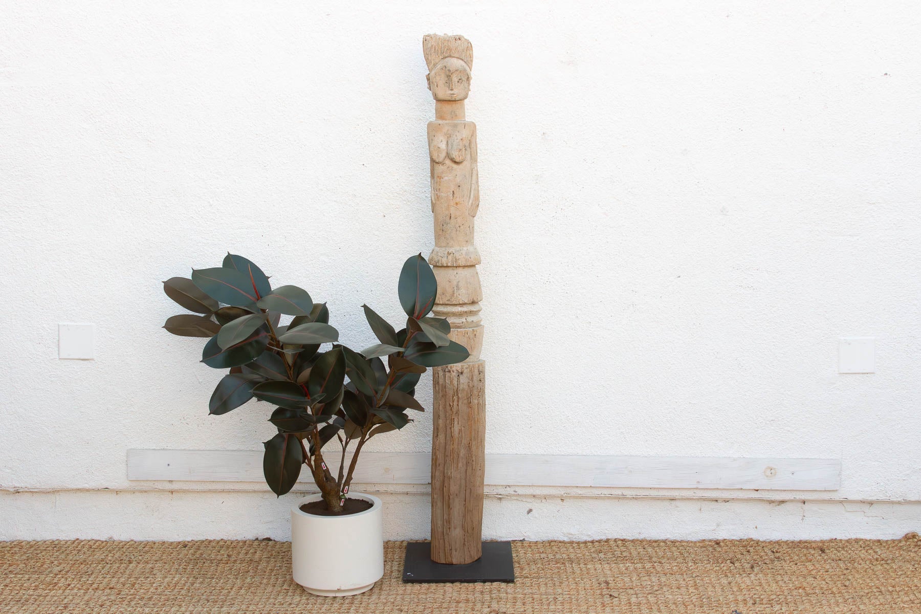 Early 20th Century African Wurkun Figure on Custom Stand