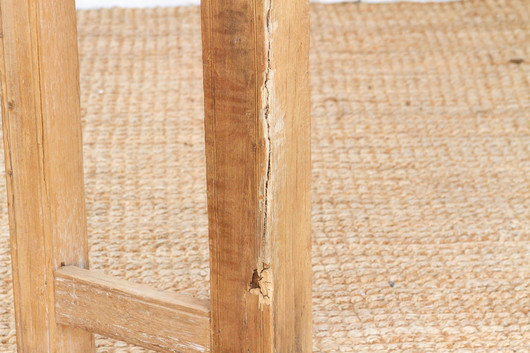 Antique Rajasthani Carved Beam Console Table