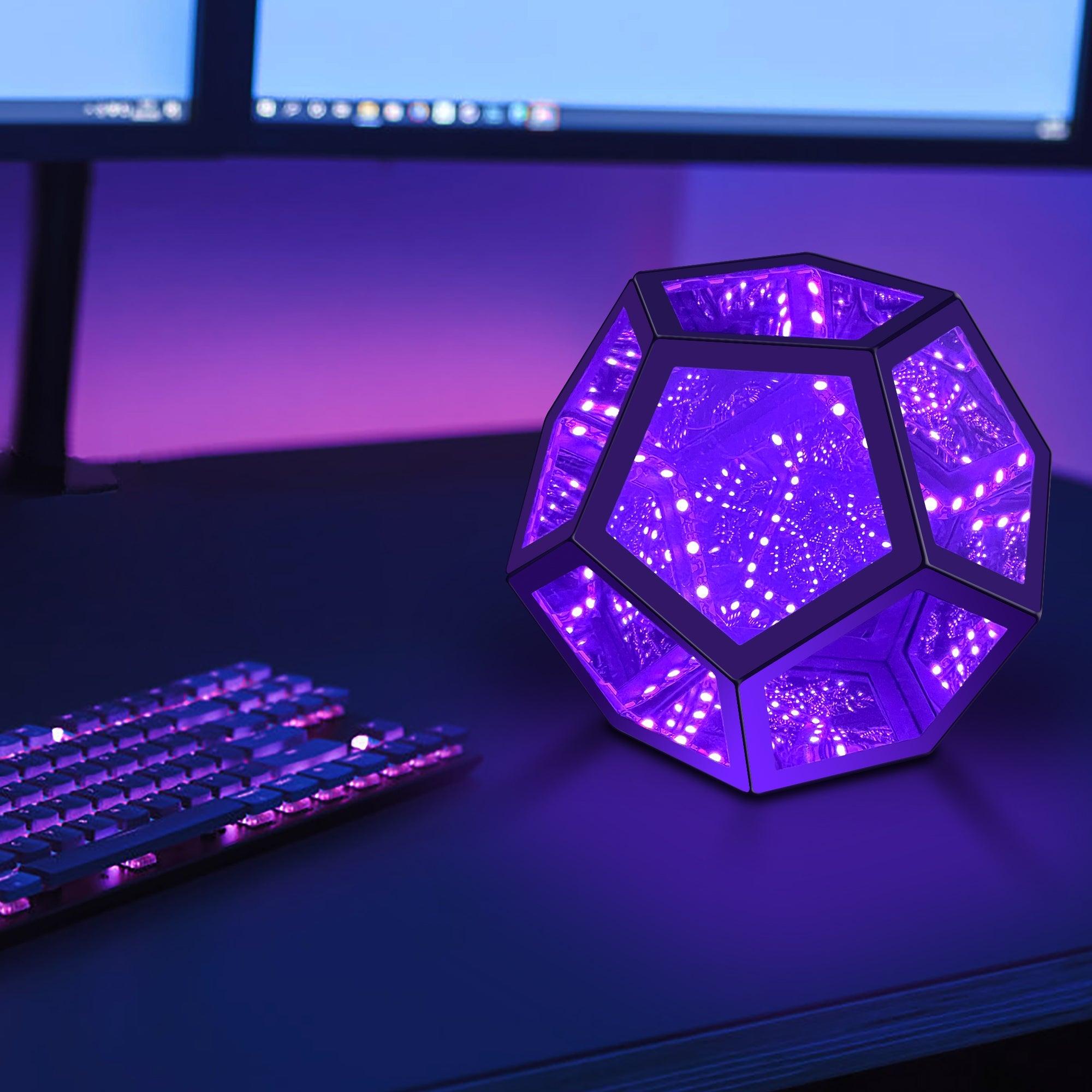 Infinity Dodecahedron Magic Table Lamp - PRHOMZ