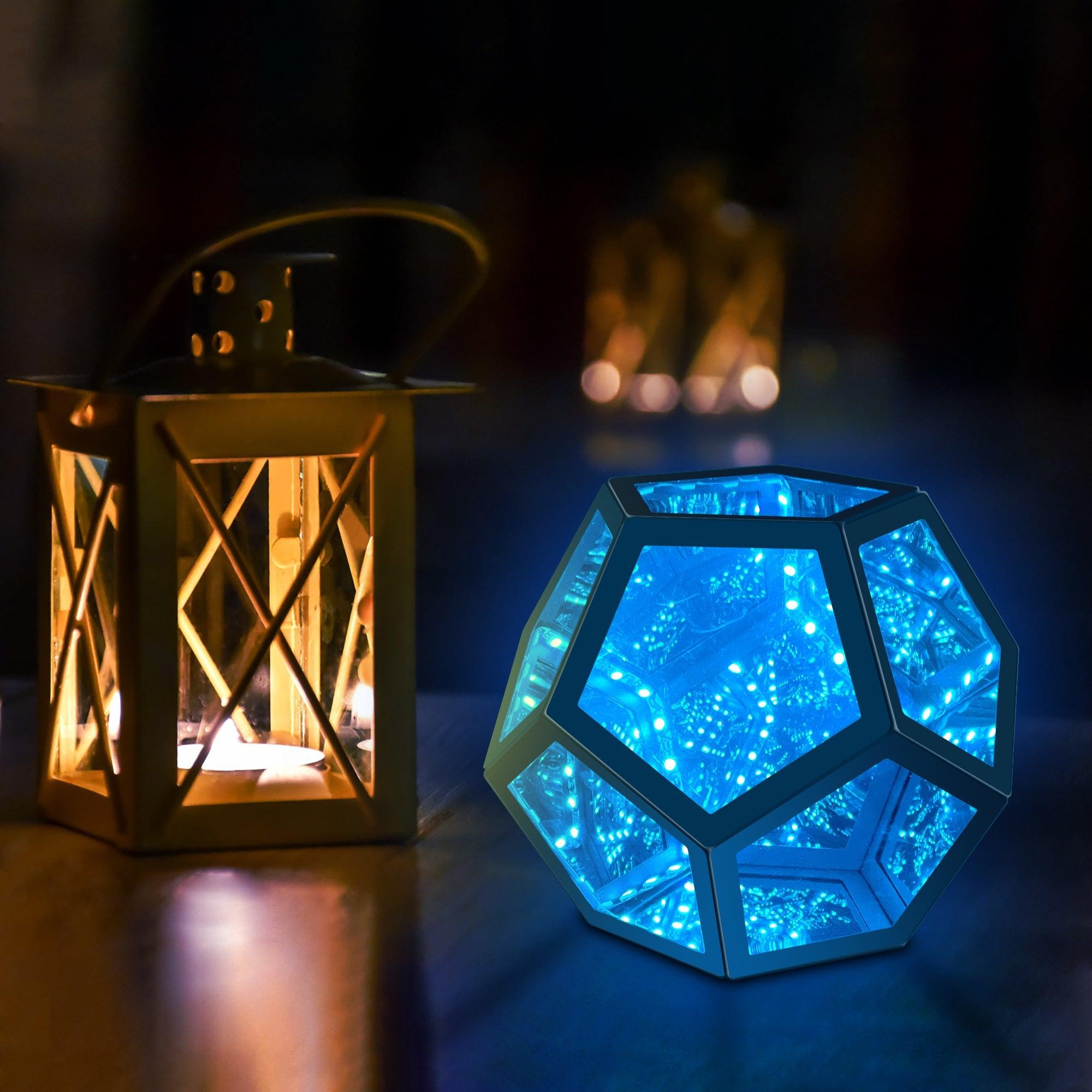 Infinity Dodecahedron Magic Table Lamp - PRHOMZ