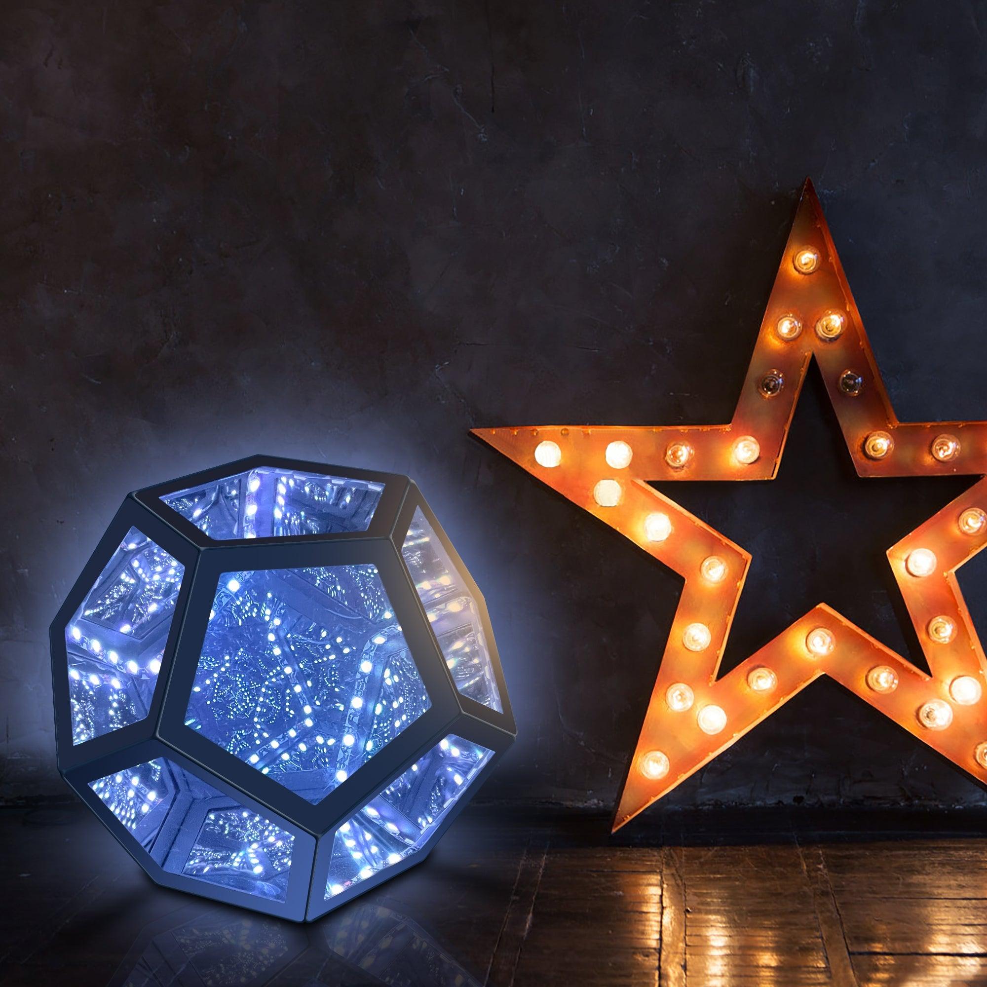 Infinity Dodecahedron Magic Table Lamp - PRHOMZ
