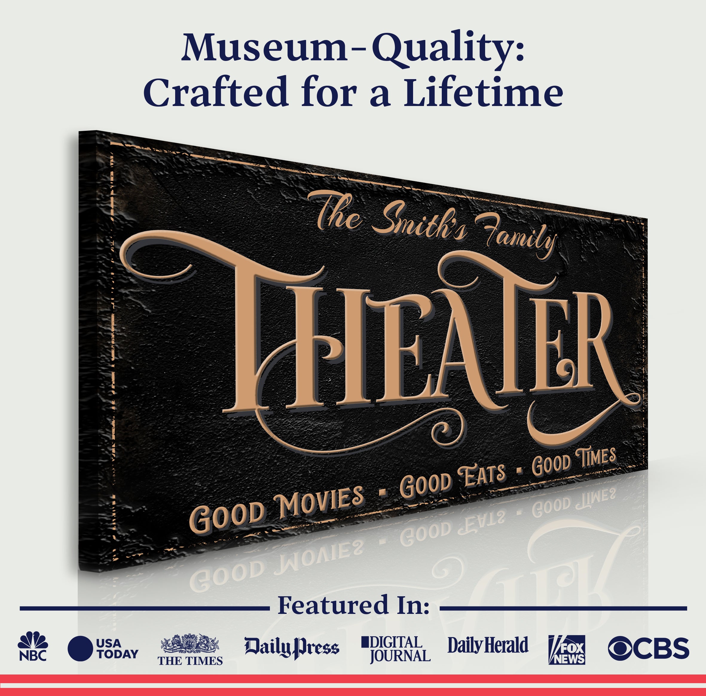 Personalized Theater Sign VI