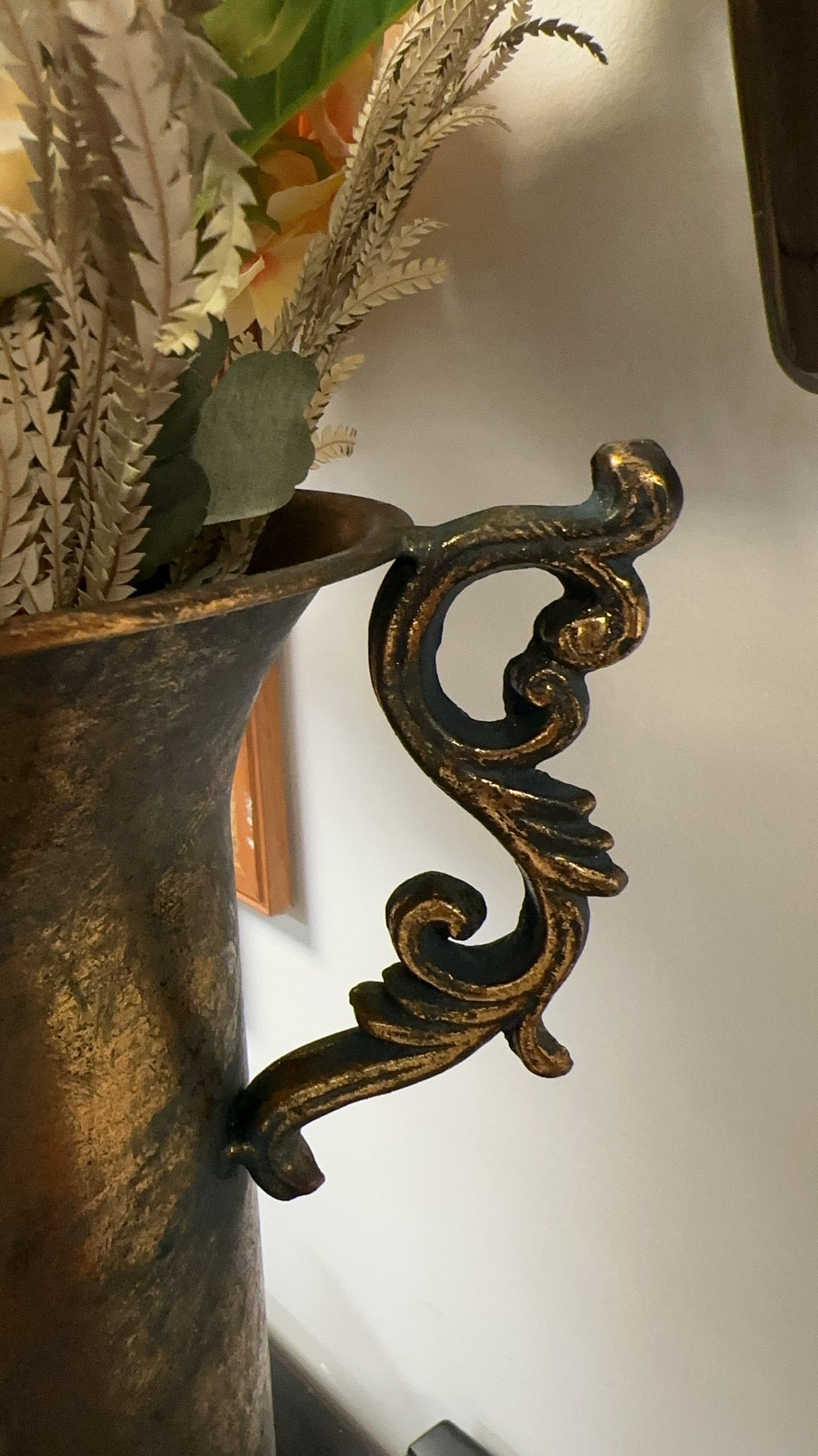 Gold Trophy Vase with Handles