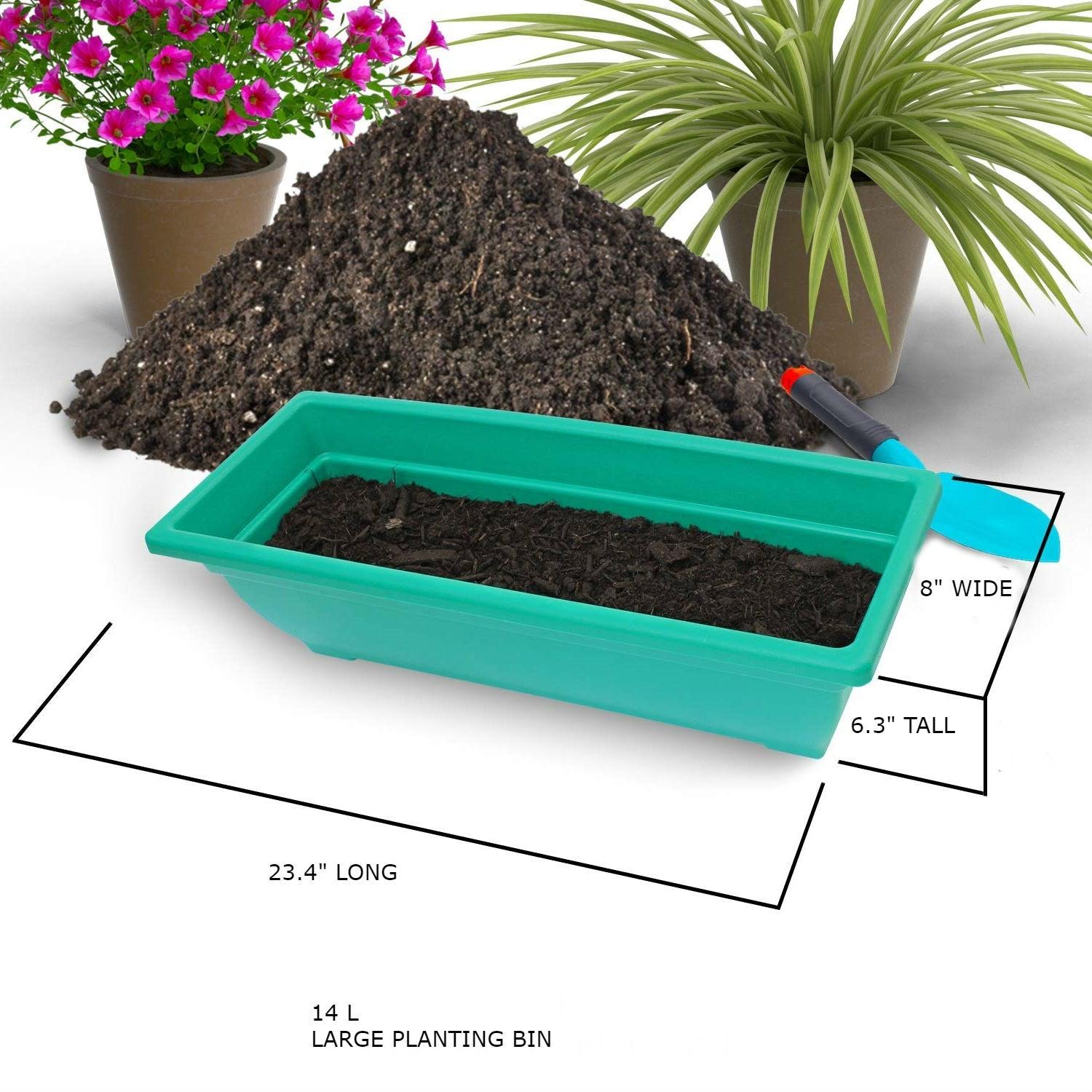 4 FT 5 Tier Green Vertical Garden Indoor/Outdoor Elevated Planter - PRHOMZ