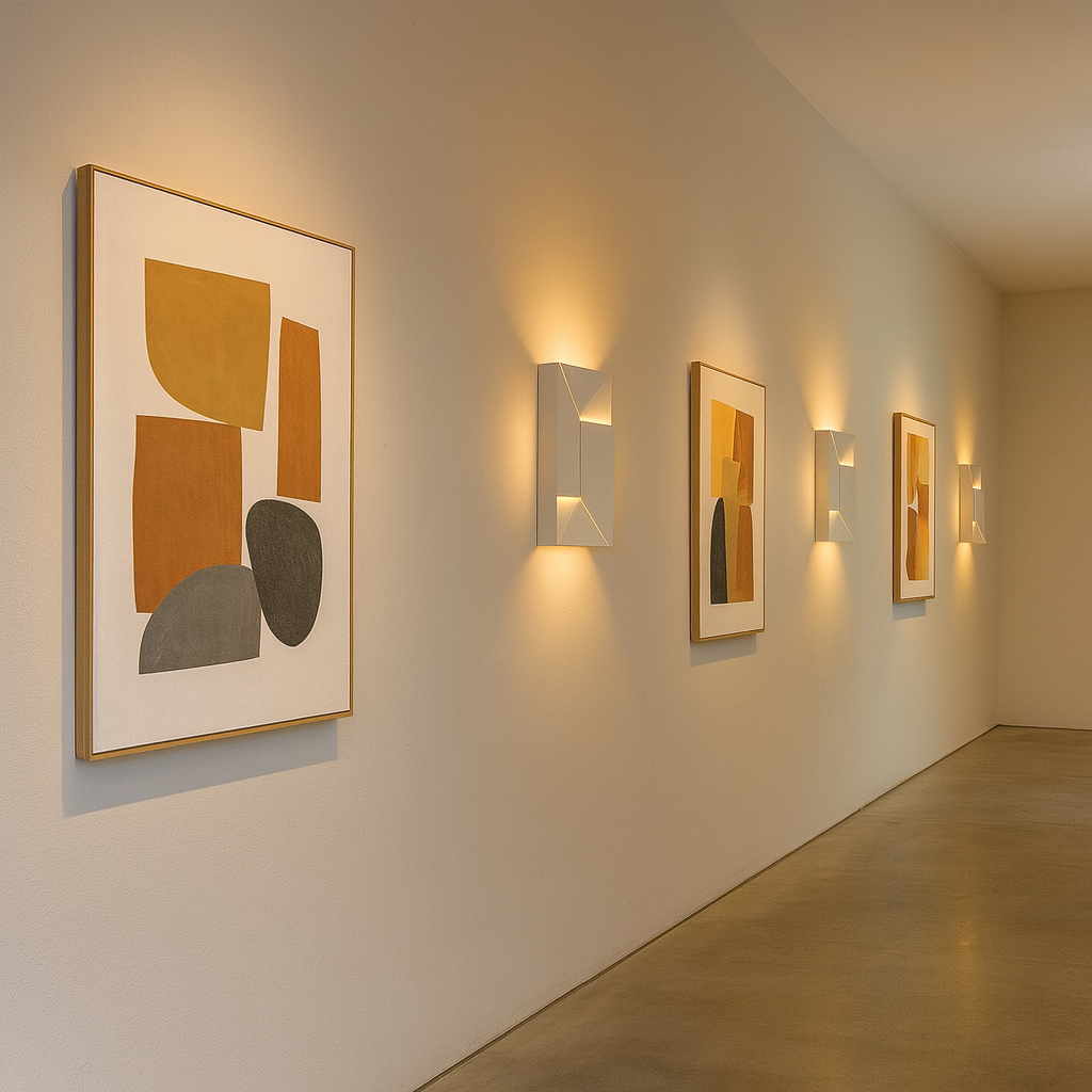 Jigsaw Modern LED Wall Light, Geometric Minimalist Sconce with Warm White Glow-2