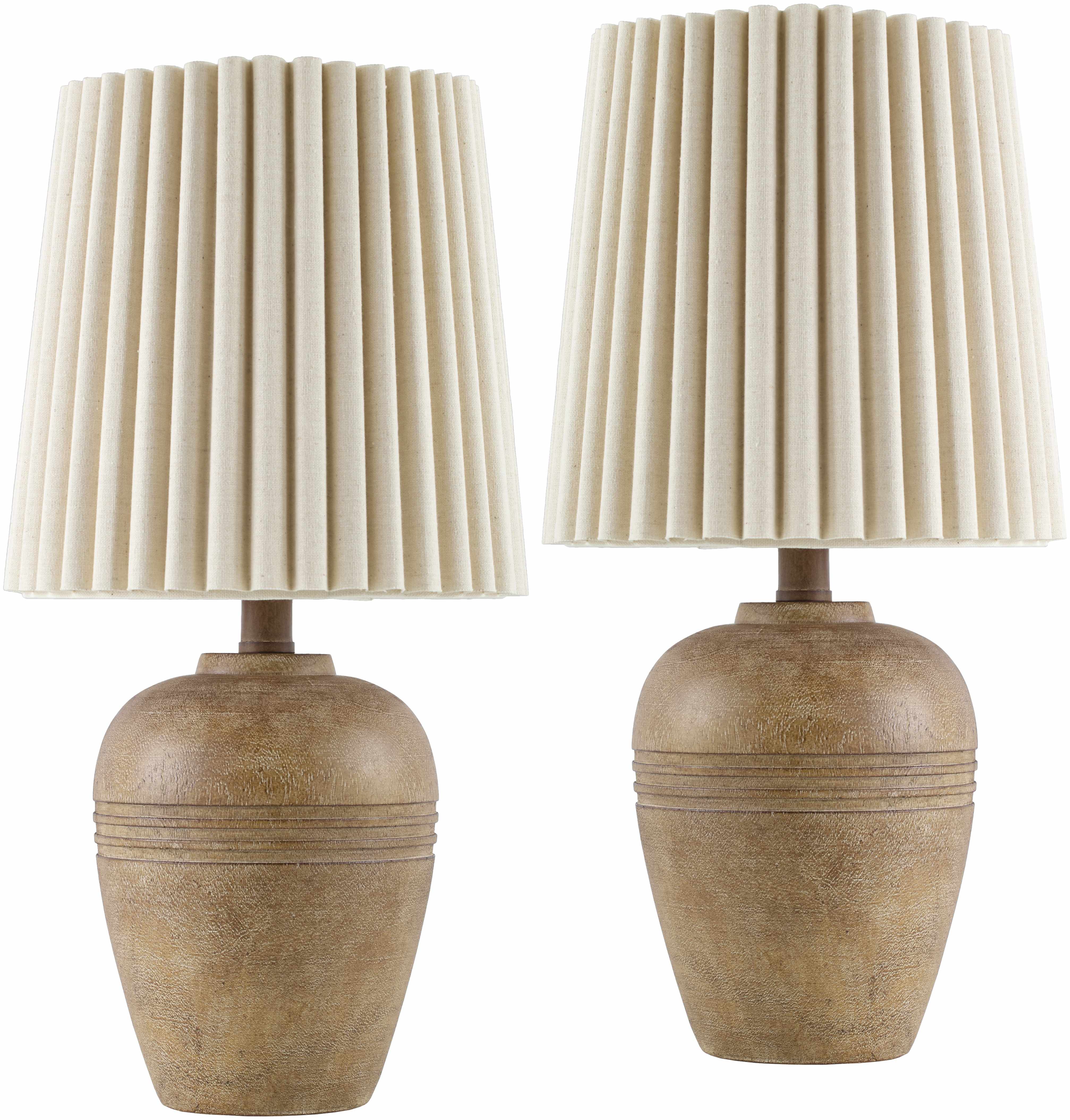 Jaltomate Wheat Ribbed Table Lamp-0