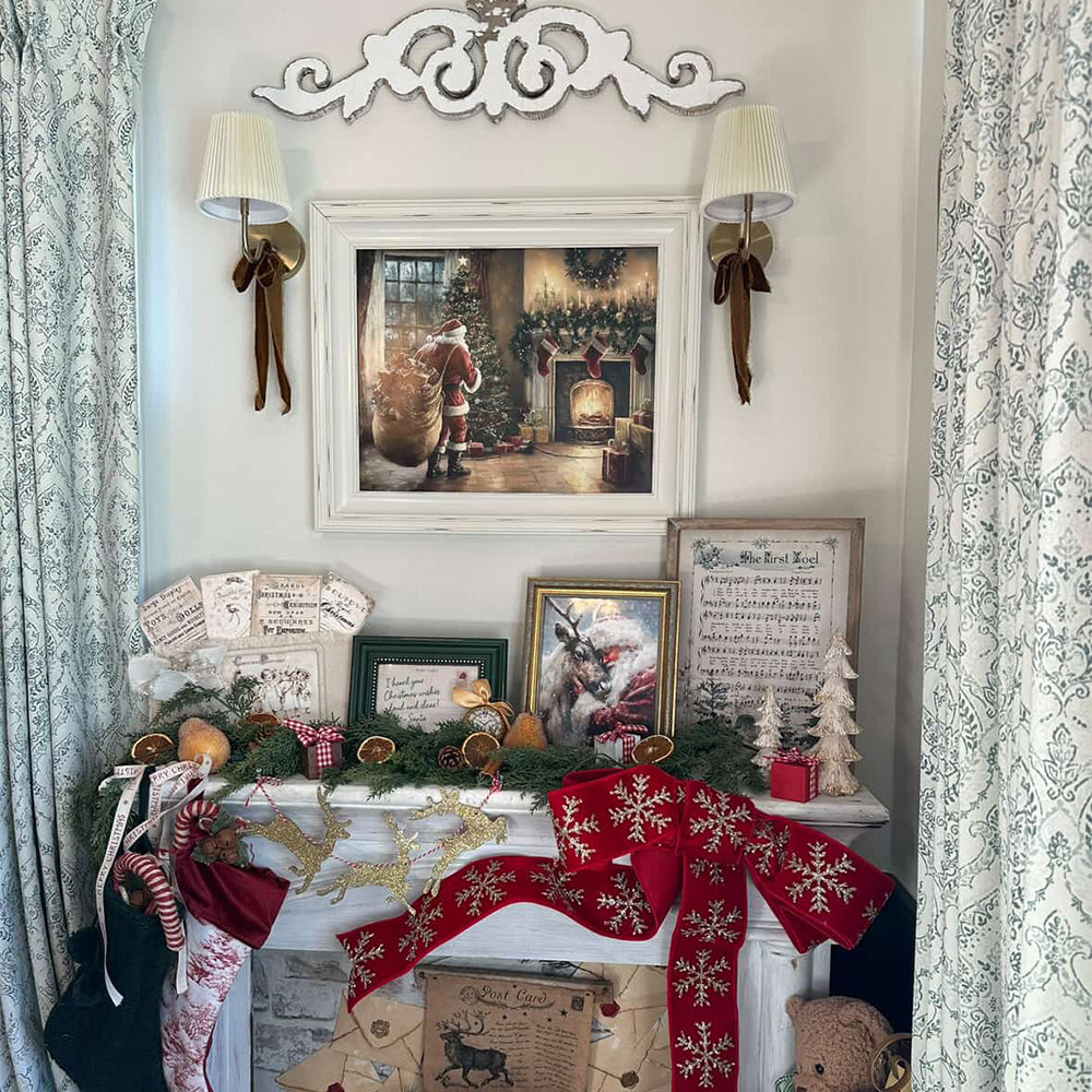 Jolie French Country Style Damask Patterned Curtains
