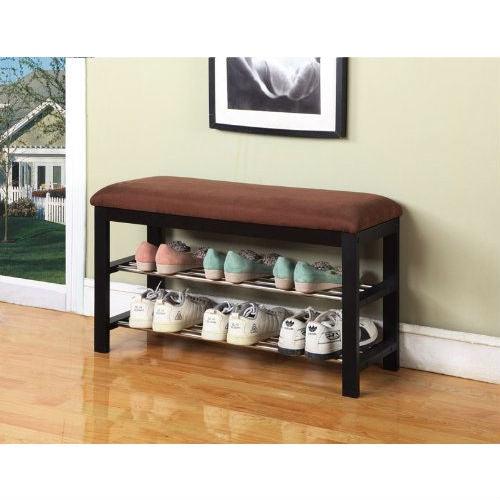 Hallway Entry Bedroom Storage Bench Shoe Rack Organizer - PRHOMZ
