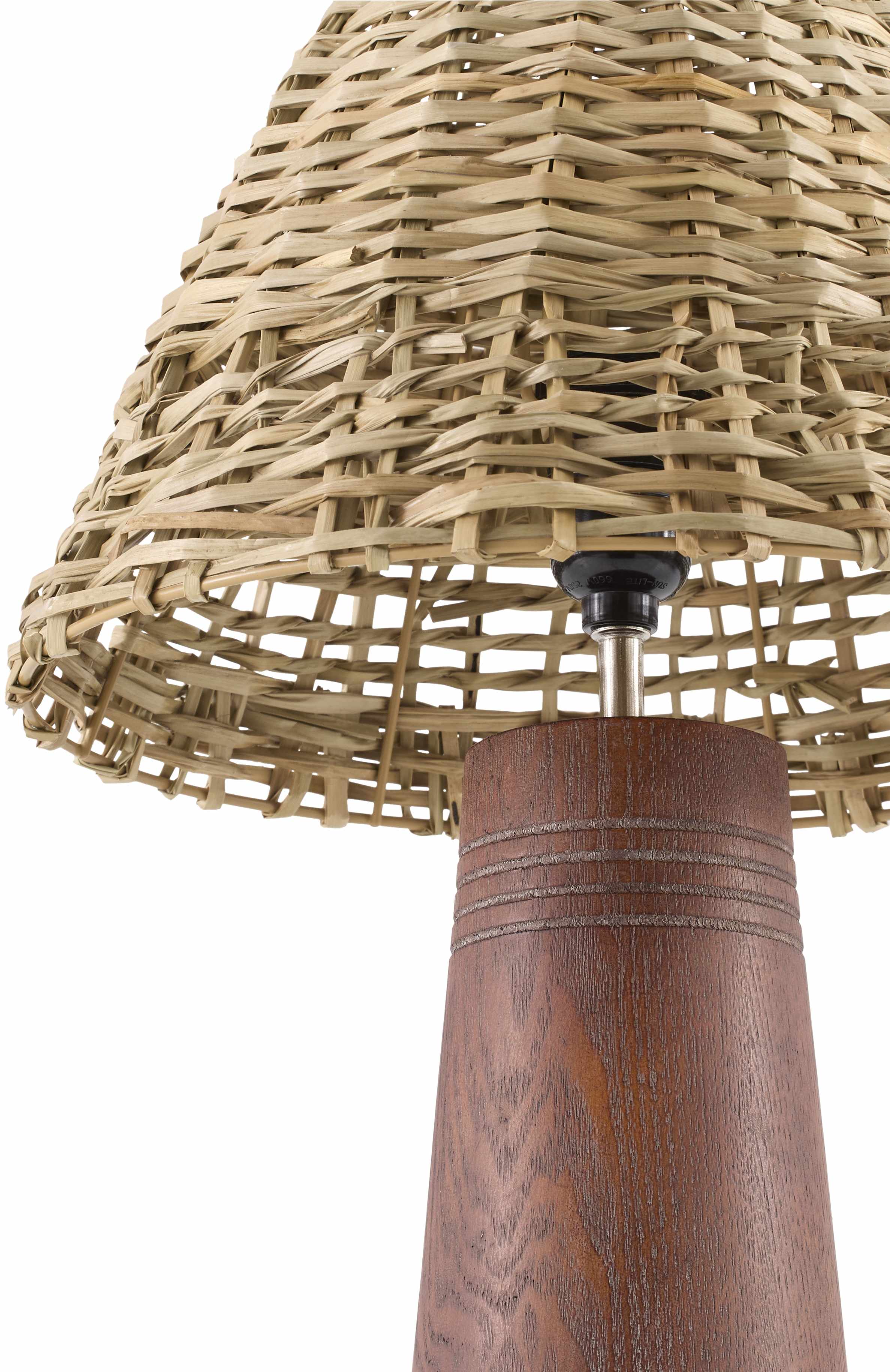 Kalyandurg Dark Brown Black Metal Table Lamp-2