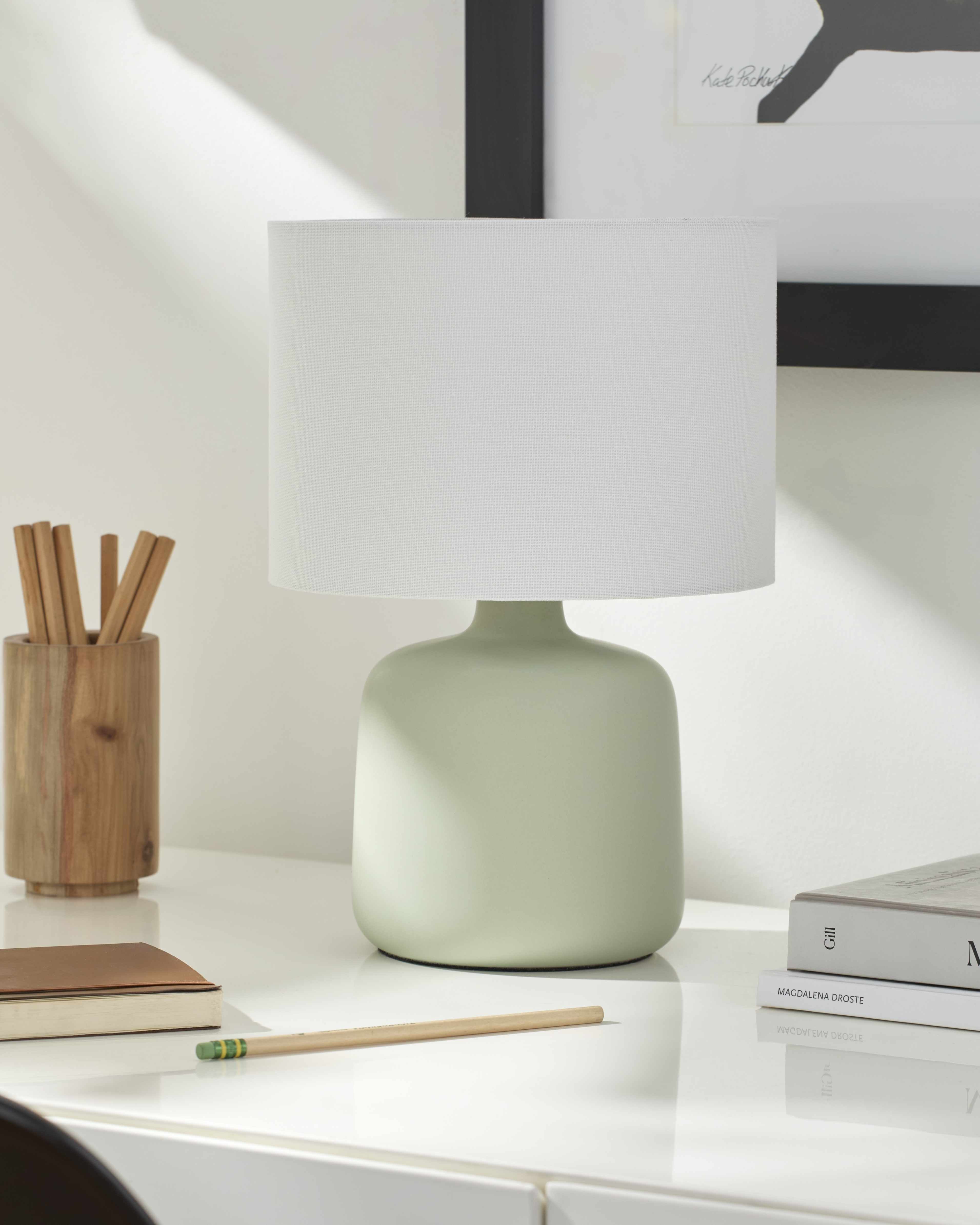 Khirkiyan Light Green Table Lamp-0