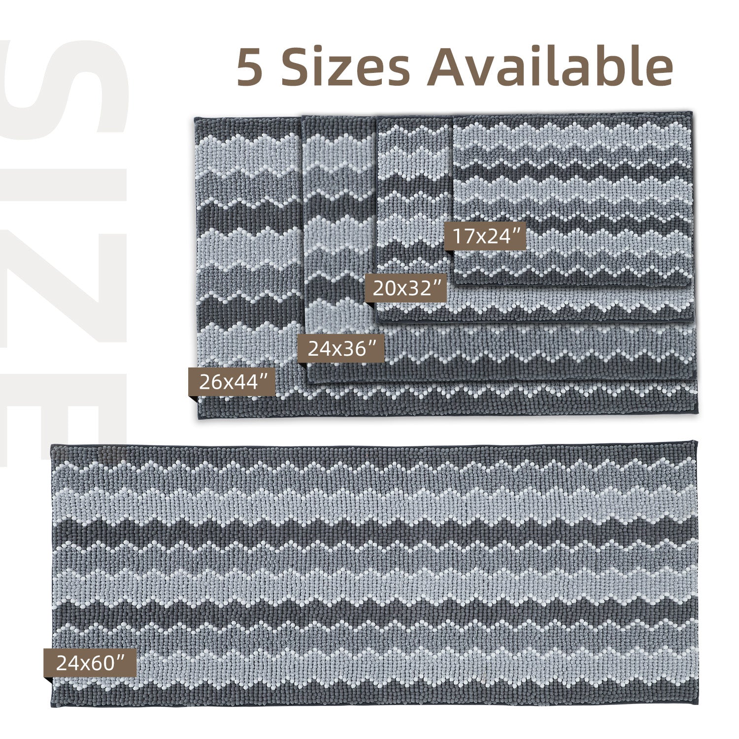 Kasentex Soft Absorbent Durable Non-Slip Bathroom Rug Mat, Room Decor, Graduation Gifts, Fathers Day Gift, Mother Gift, Easter Gift