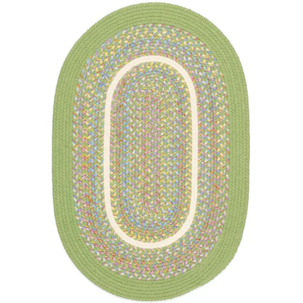 Kids' Isle Braided Oval Reversible Area Rugs