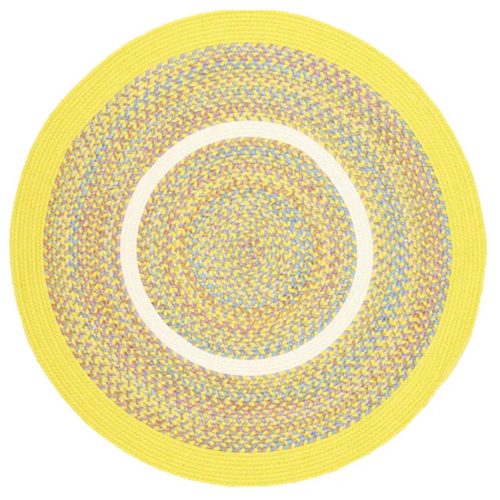 Kids' Isle Braided Round Reversible Area Rugs