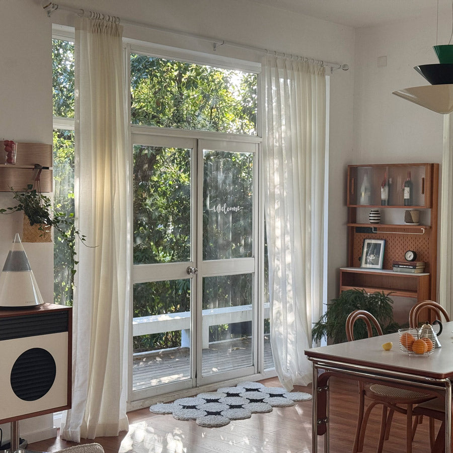 Kodi Light Filtering Linen Sheer Curtains