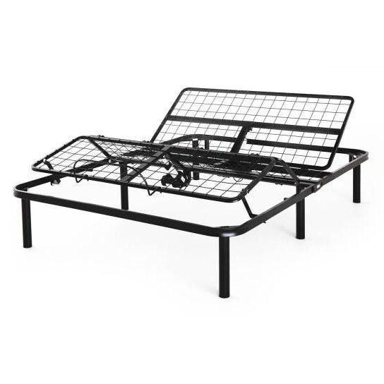 Twin XL Steel Adjustable Bed Frame Base with Remote Control - PRHOMZ