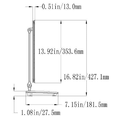 LED Table Lamp Dimmable Touch Switch Folding Desk Lamp-1