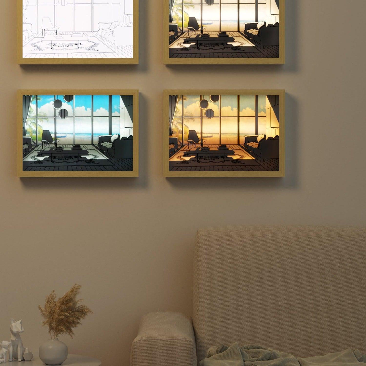 Decorative LED Paintings, Wall Lights, Table Decor - PRHOMZ