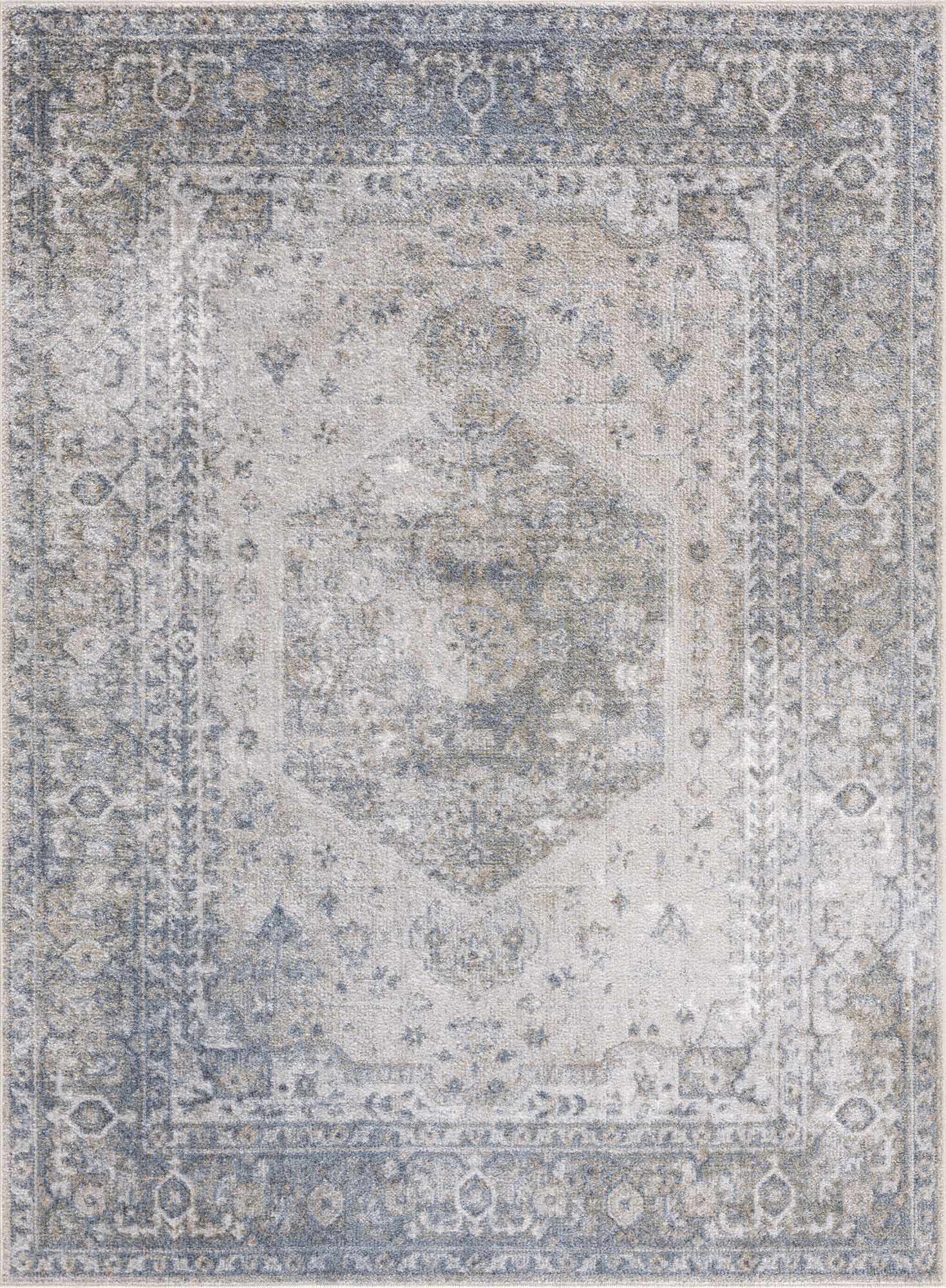 Gael Blue Boutique Washable Rug
