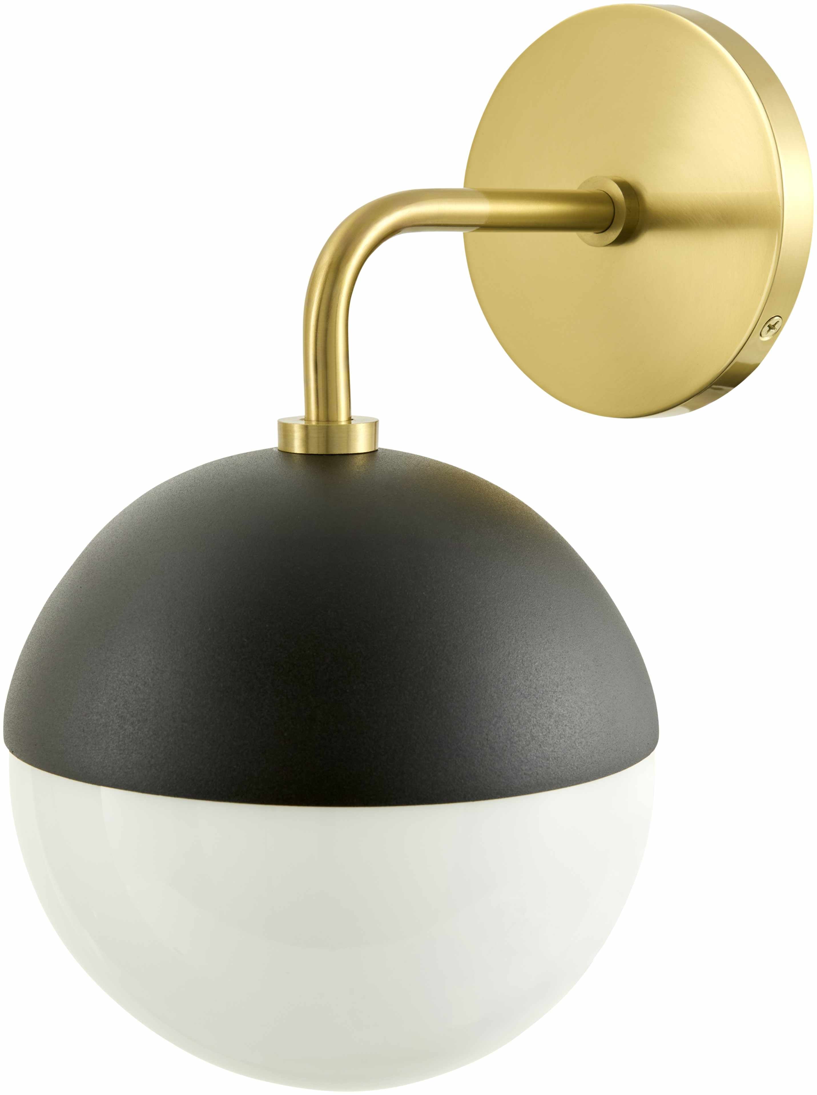 Lemon Yellow Modern Wall Sconce with glass details for hallway or bedroom lighting-0