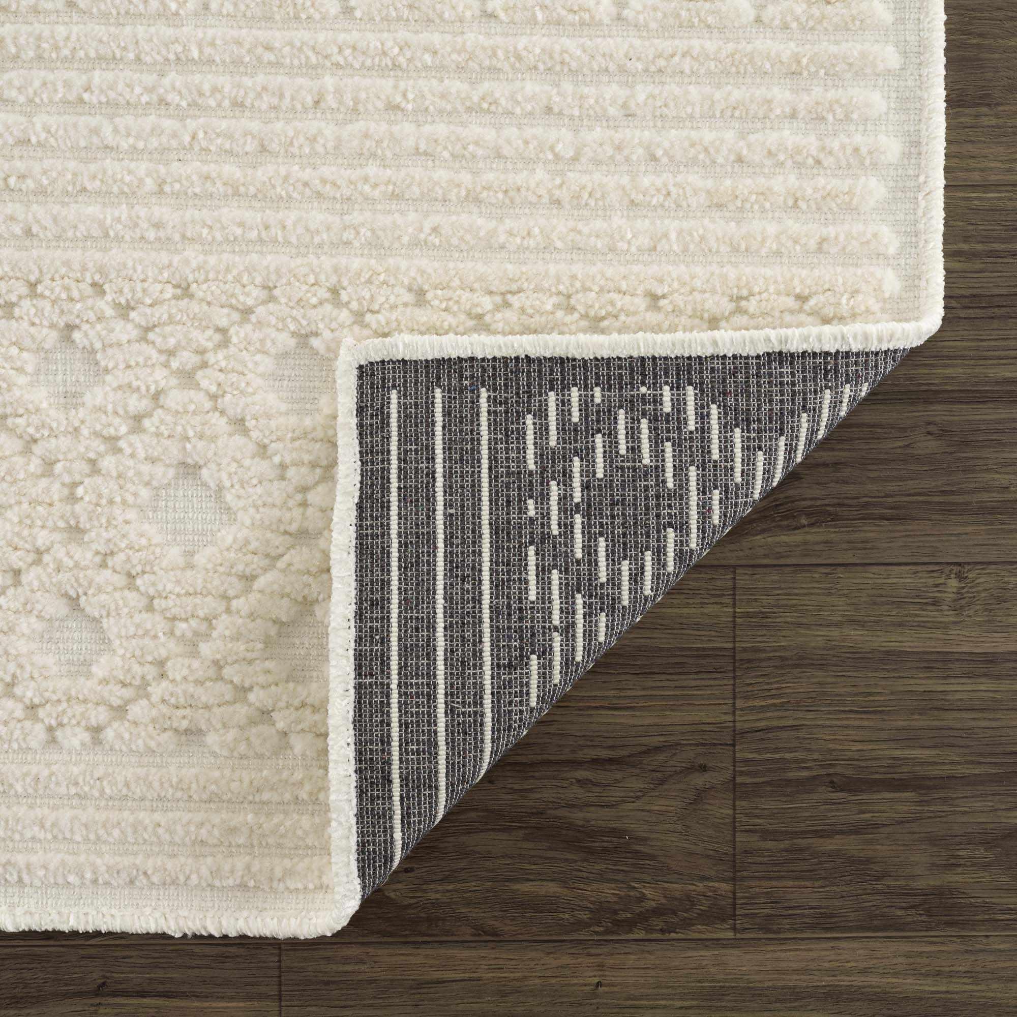 Drago White Washable Area Rug - PRHOMZ