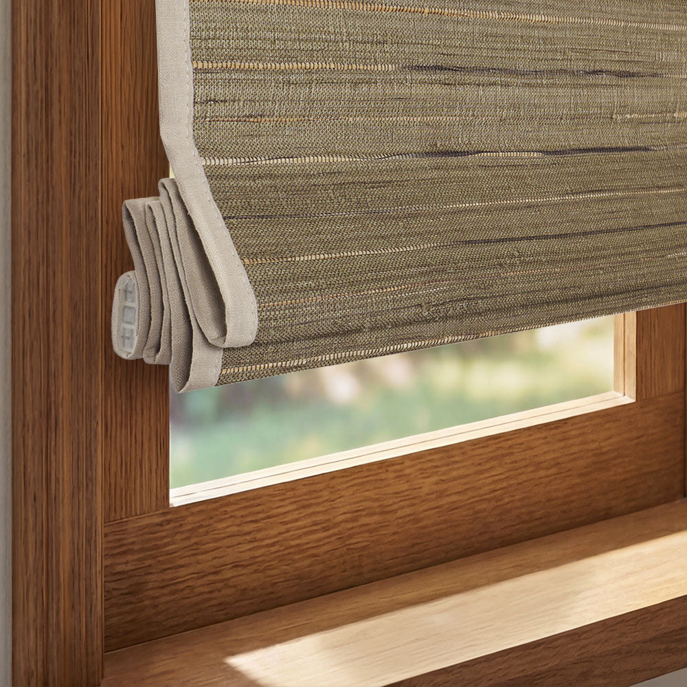 Lamees Natural 100% Ramie Woven Shade