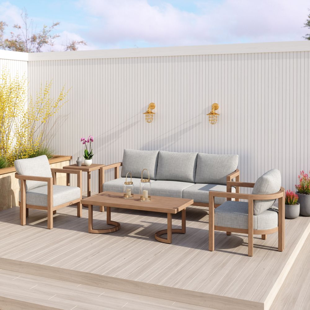 Leto Aluminum Outdoor Coffee Table