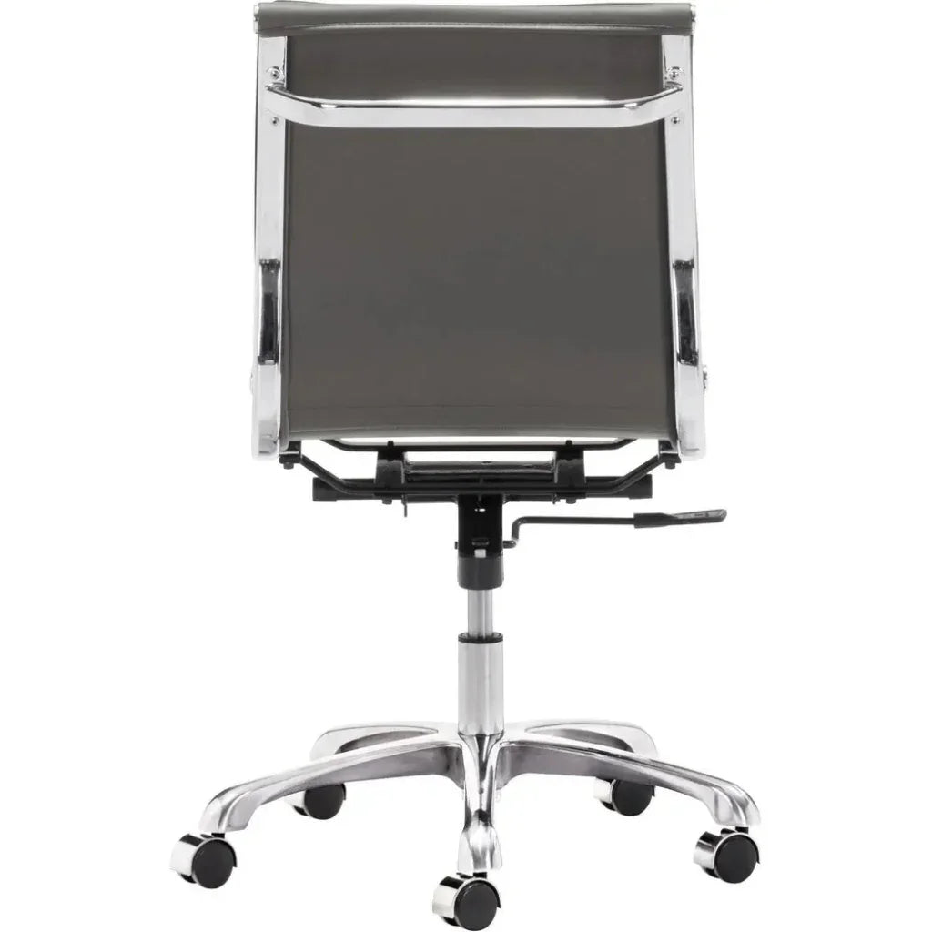 Lider Plus Armless Office Chair Gray