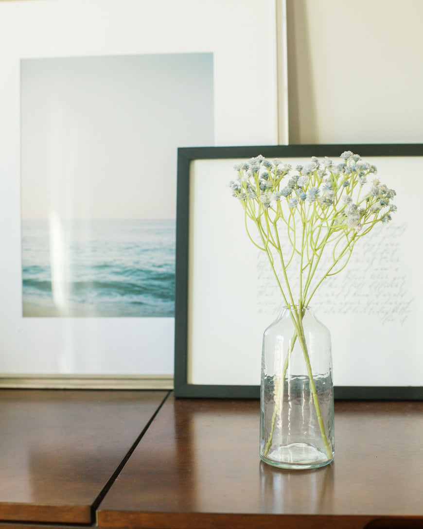 Siena Handblown Hammered Bud Vase-1