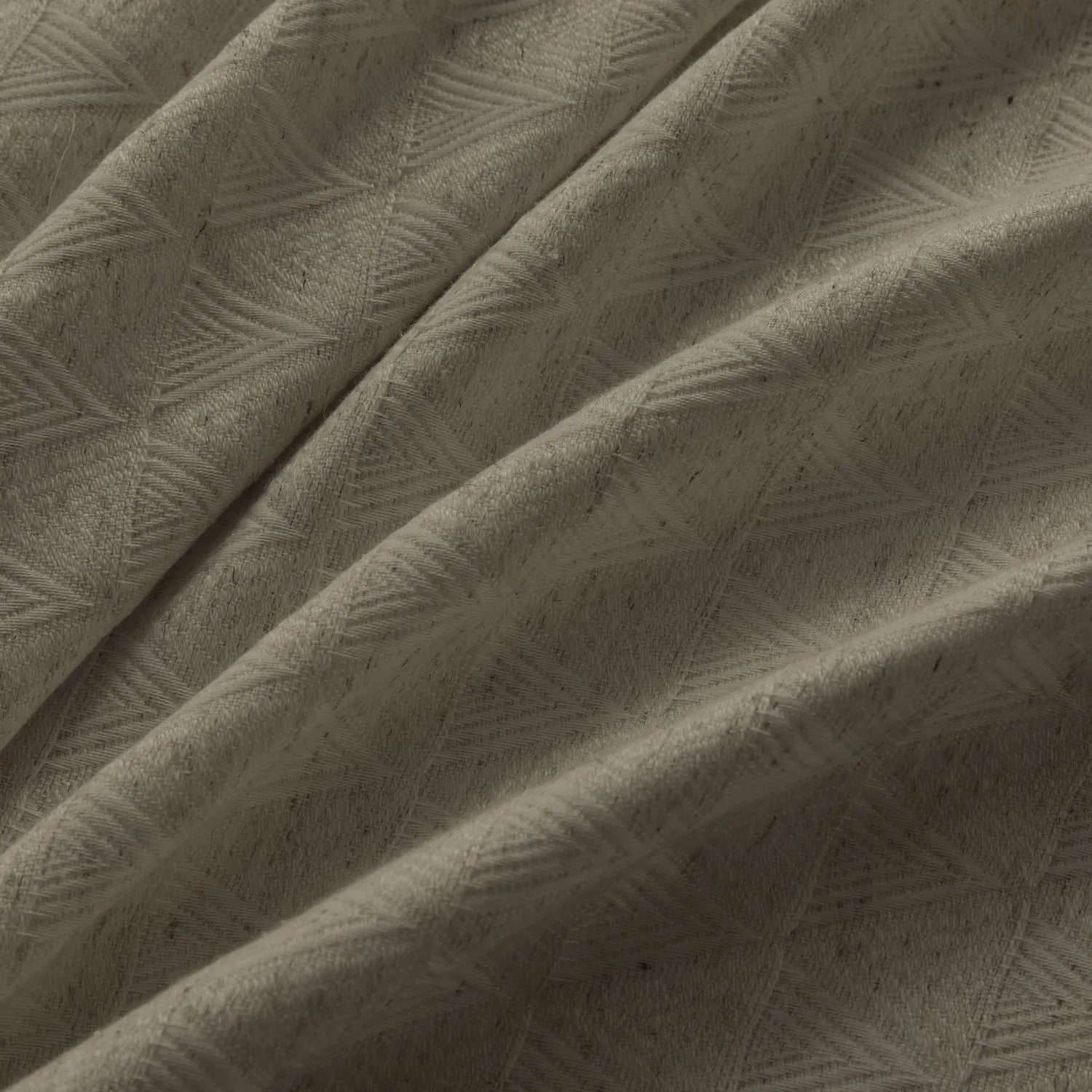 Lilian Diamond Textured Linen Cotton Curtains