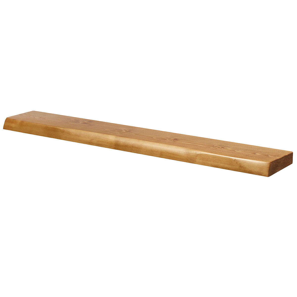 Live Edge Floating Wall Shelf – Solid Real Wood