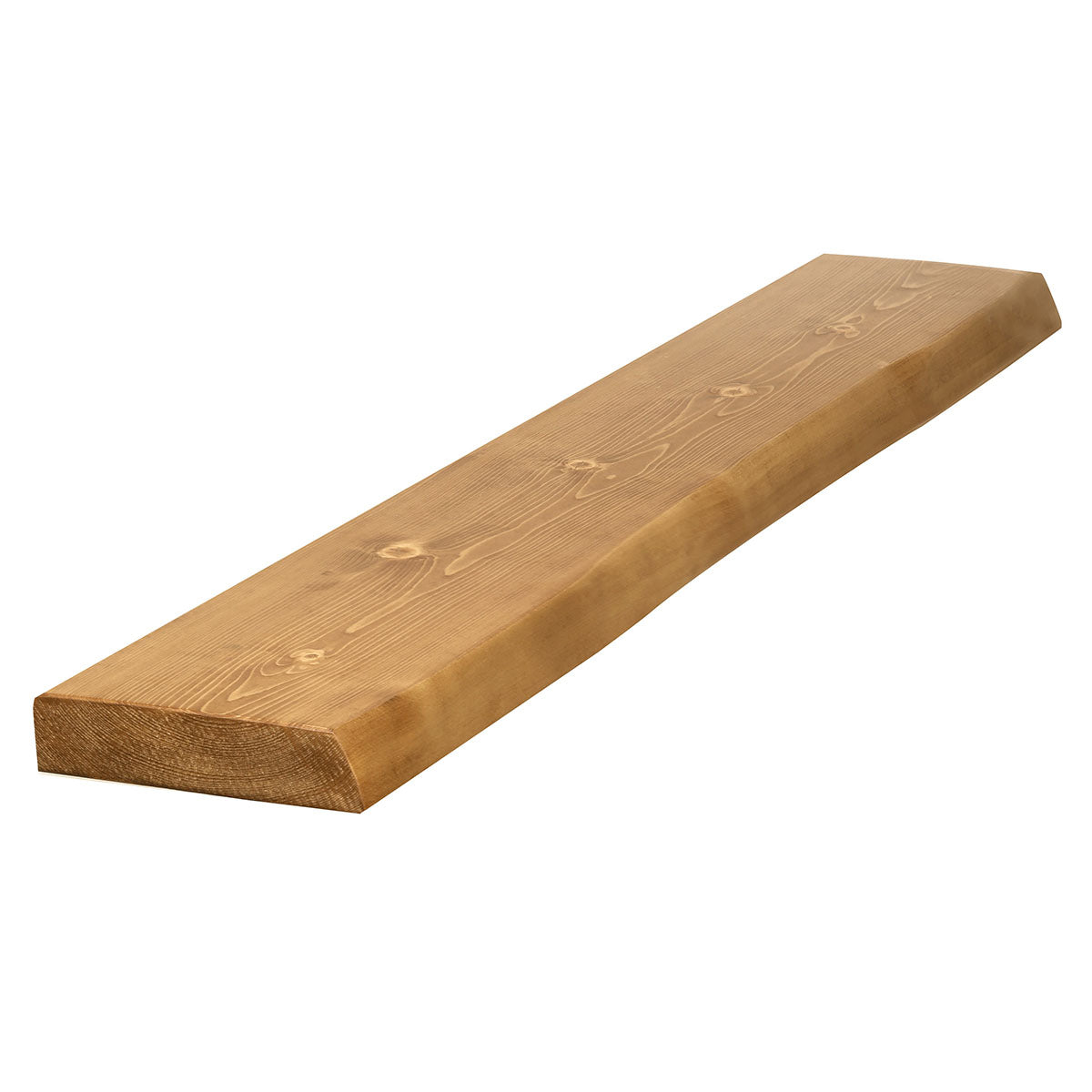 Live Edge Floating Wall Shelf – Solid Real Wood