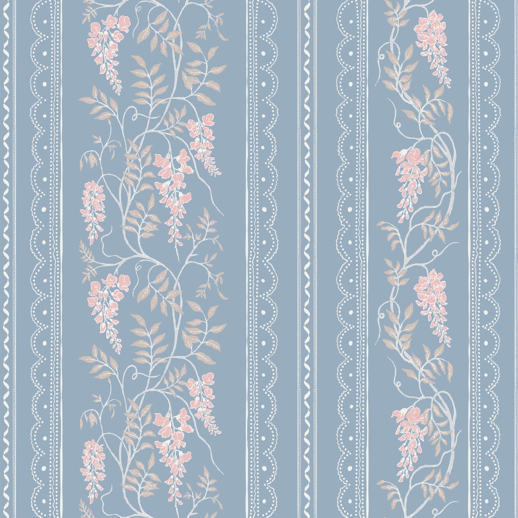 Loretta Wallpaper by The Bright Leaf Design