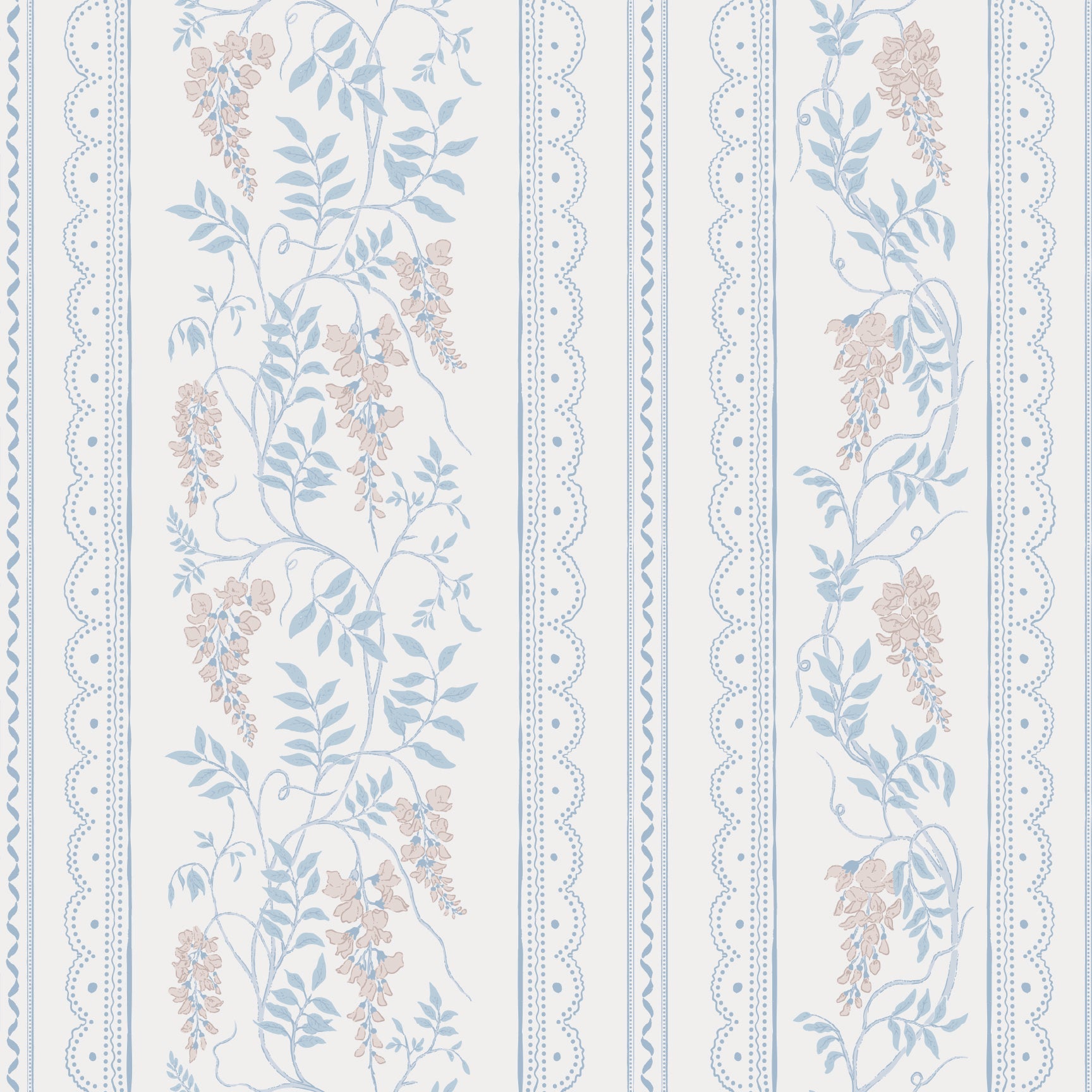 Loretta Wallpaper by The Bright Leaf Design
