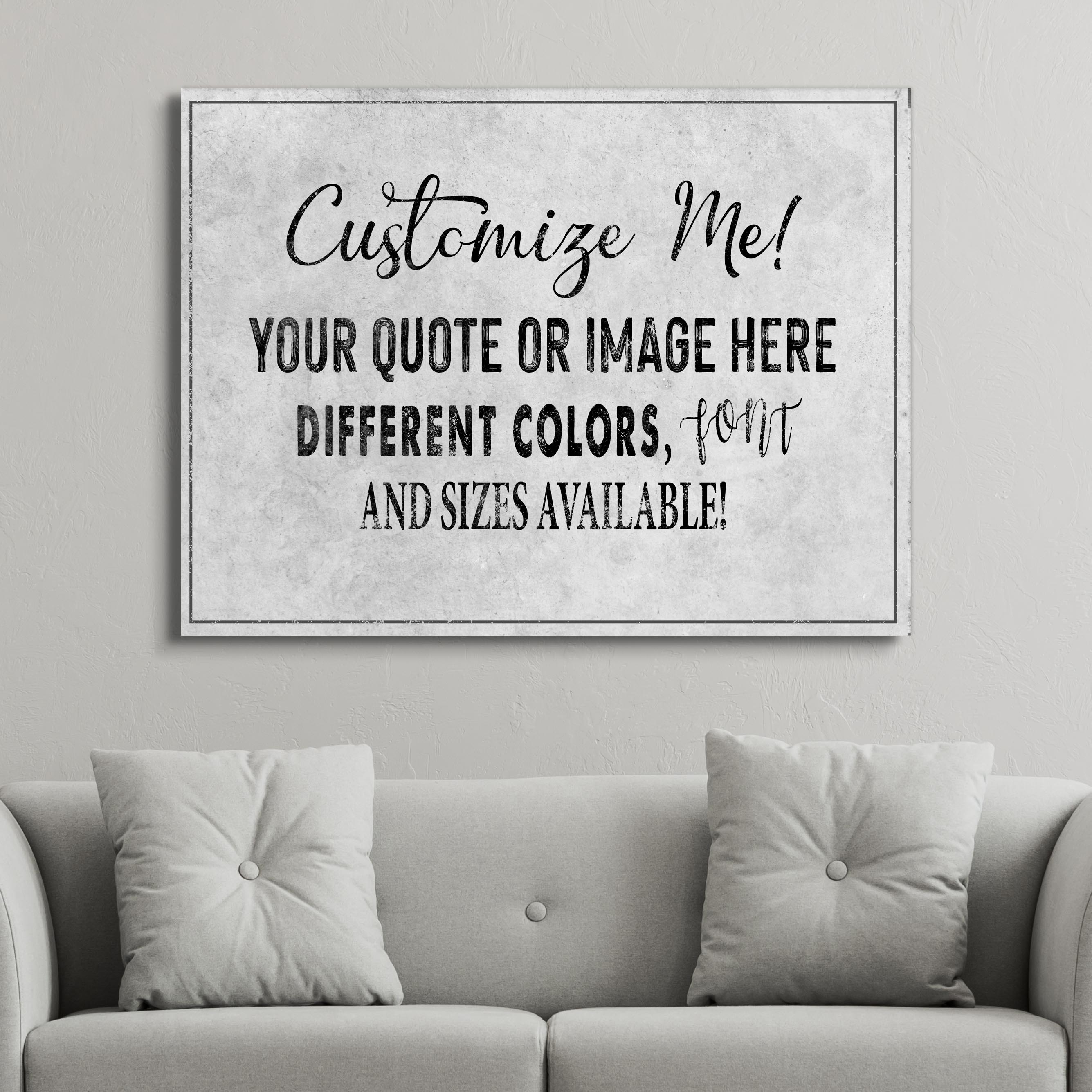 100% Custom - Personalized Premium Canvas