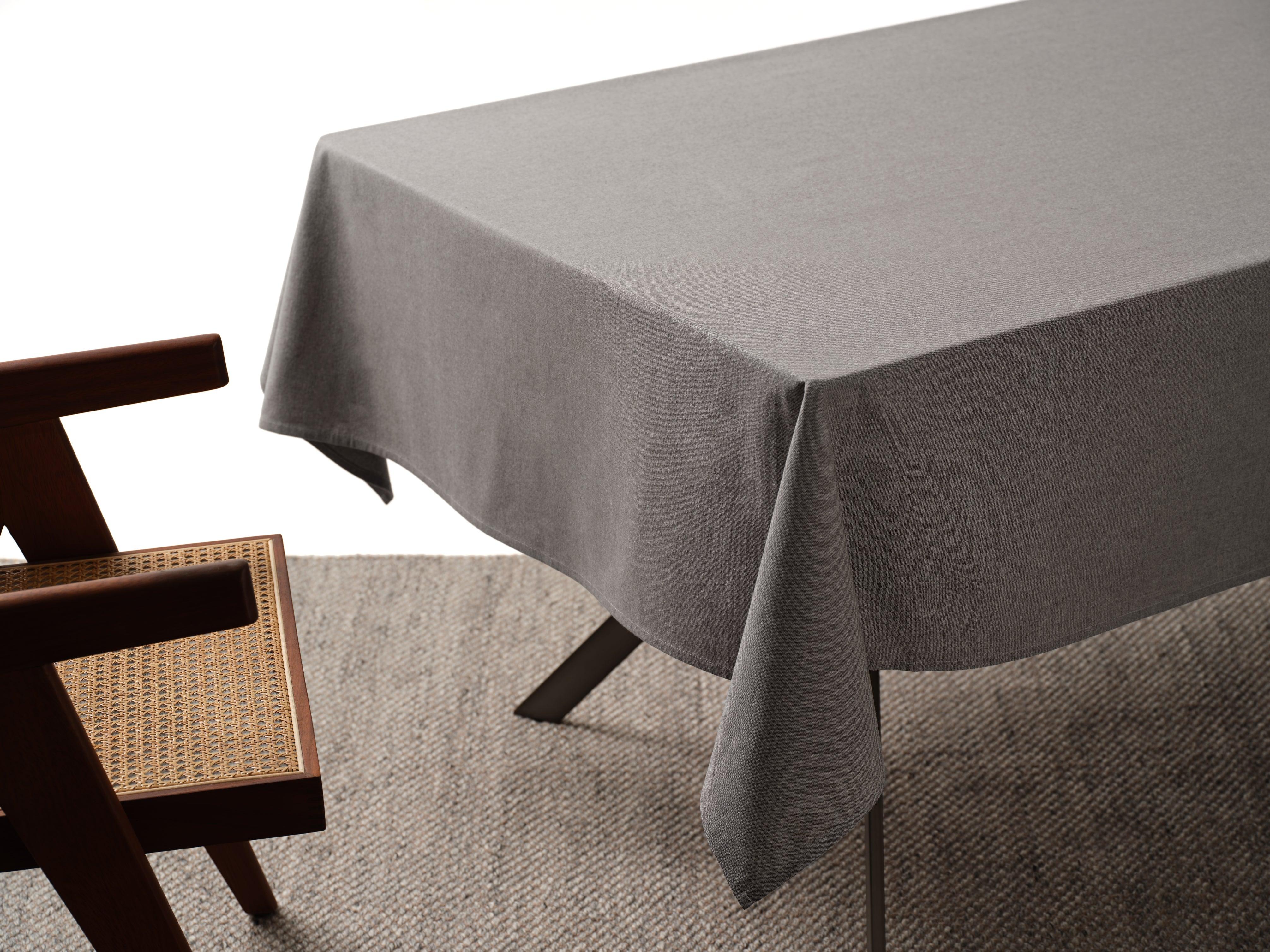 Cotton Tablecloth, Cloth Table Cover Great for Outdoor & Indoor - PRHOMZ