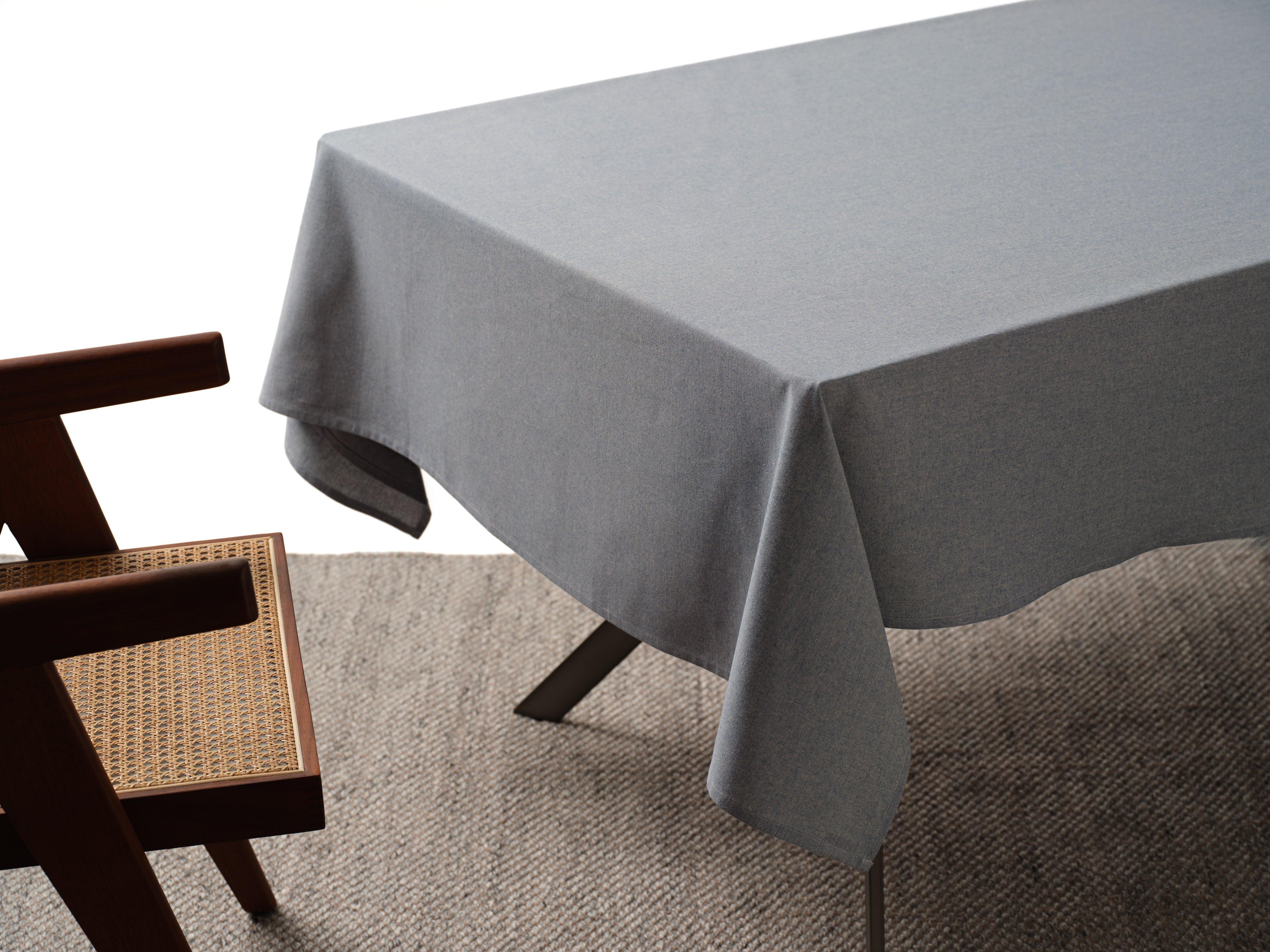 Cotton Tablecloth, Cloth Table Cover Great for Outdoor & Indoor - PRHOMZ