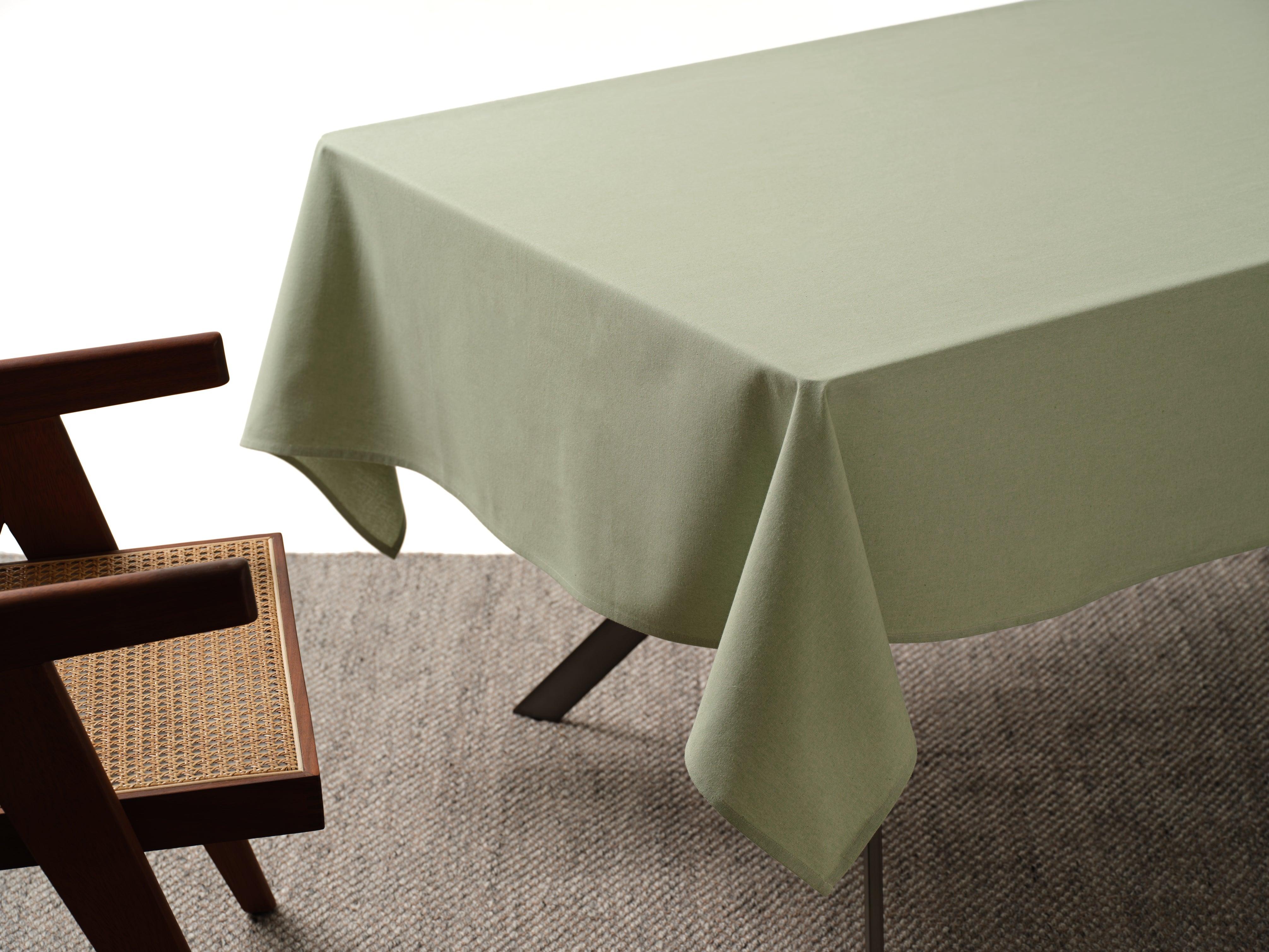 Cotton Tablecloth, Cloth Table Cover Great for Outdoor & Indoor - PRHOMZ