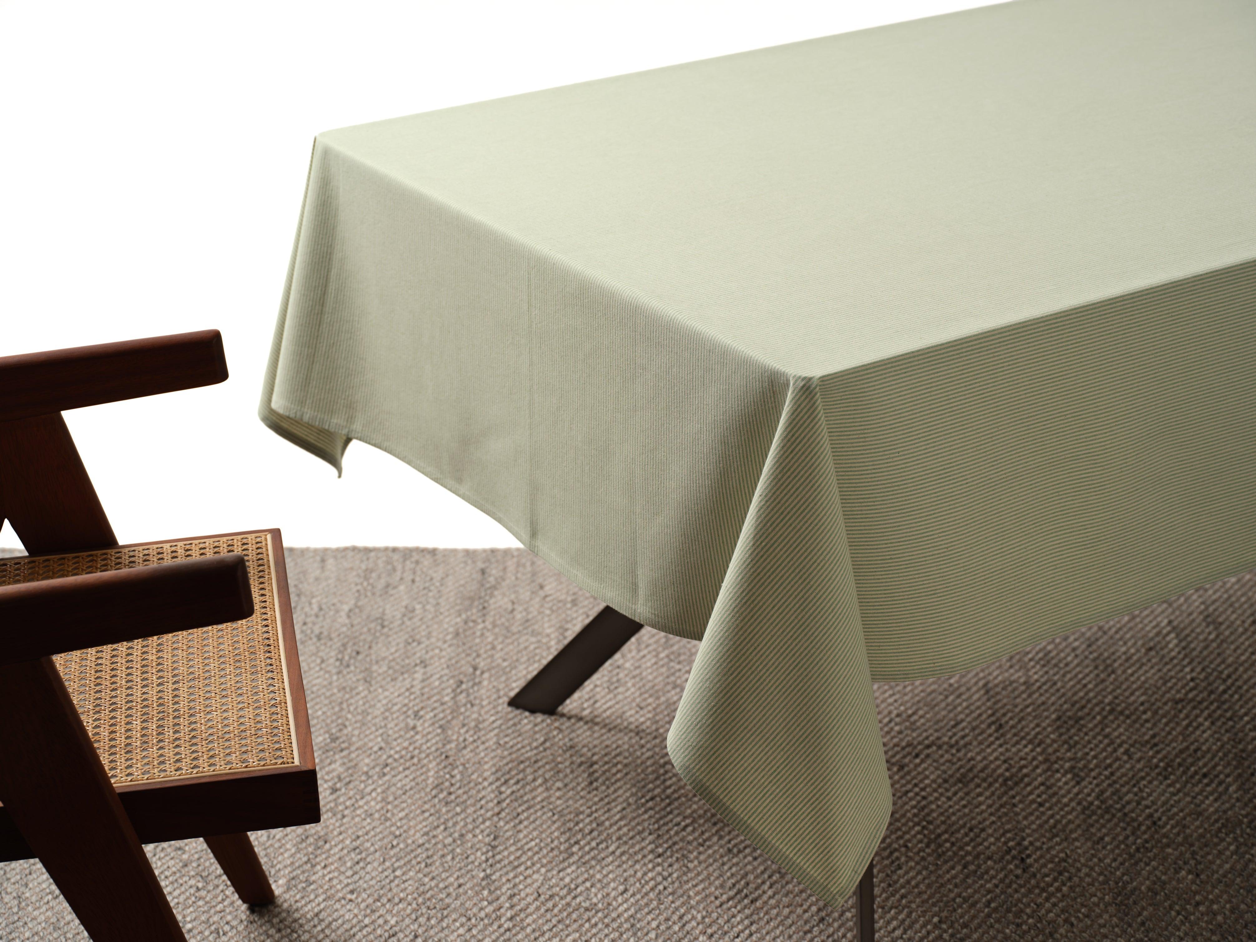 Cotton Tablecloth, Cloth Table Cover Great for Outdoor & Indoor - PRHOMZ