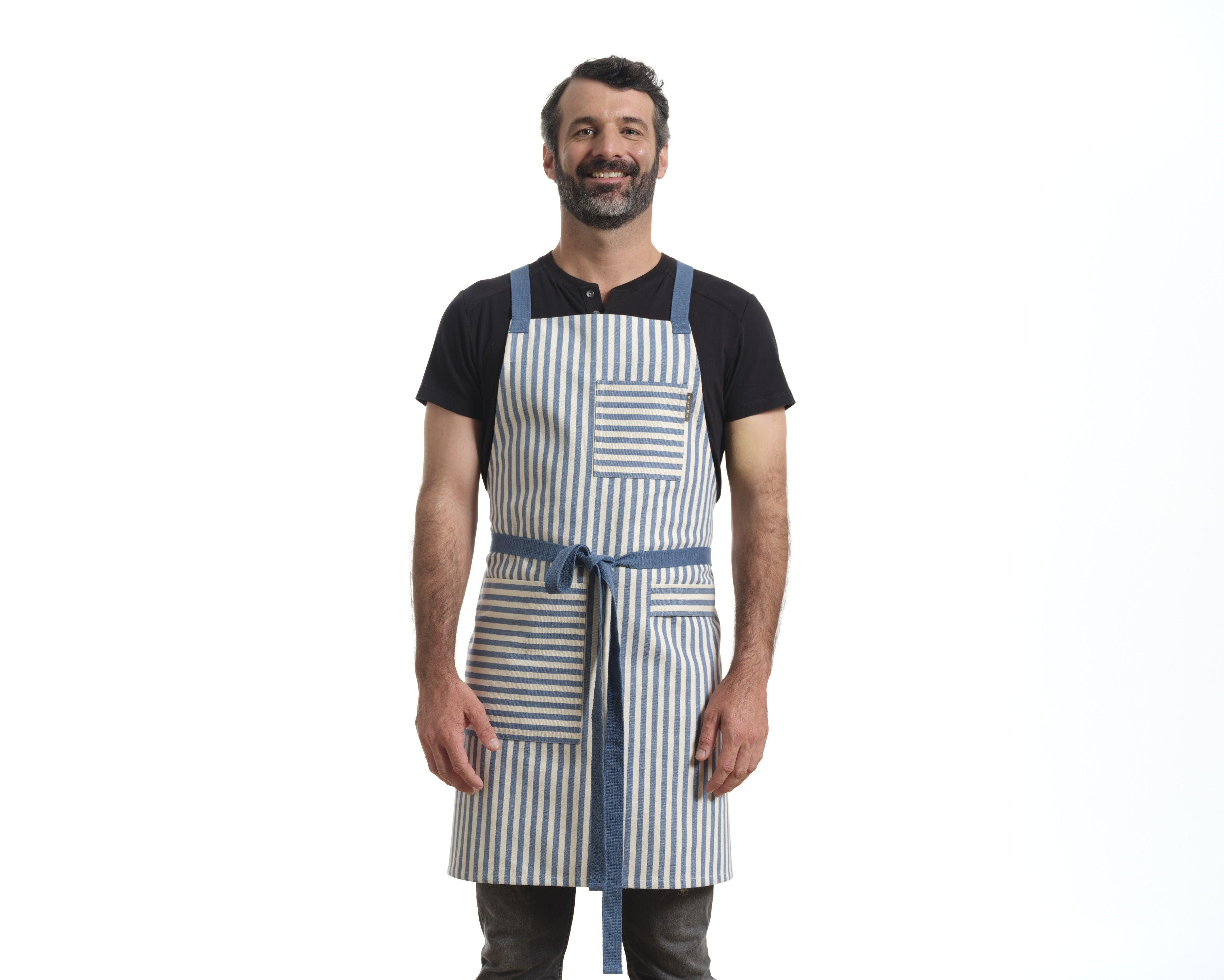 Crossback Apron with Pockets, Gardening Apron and Serving Aprons - PRHOMZ