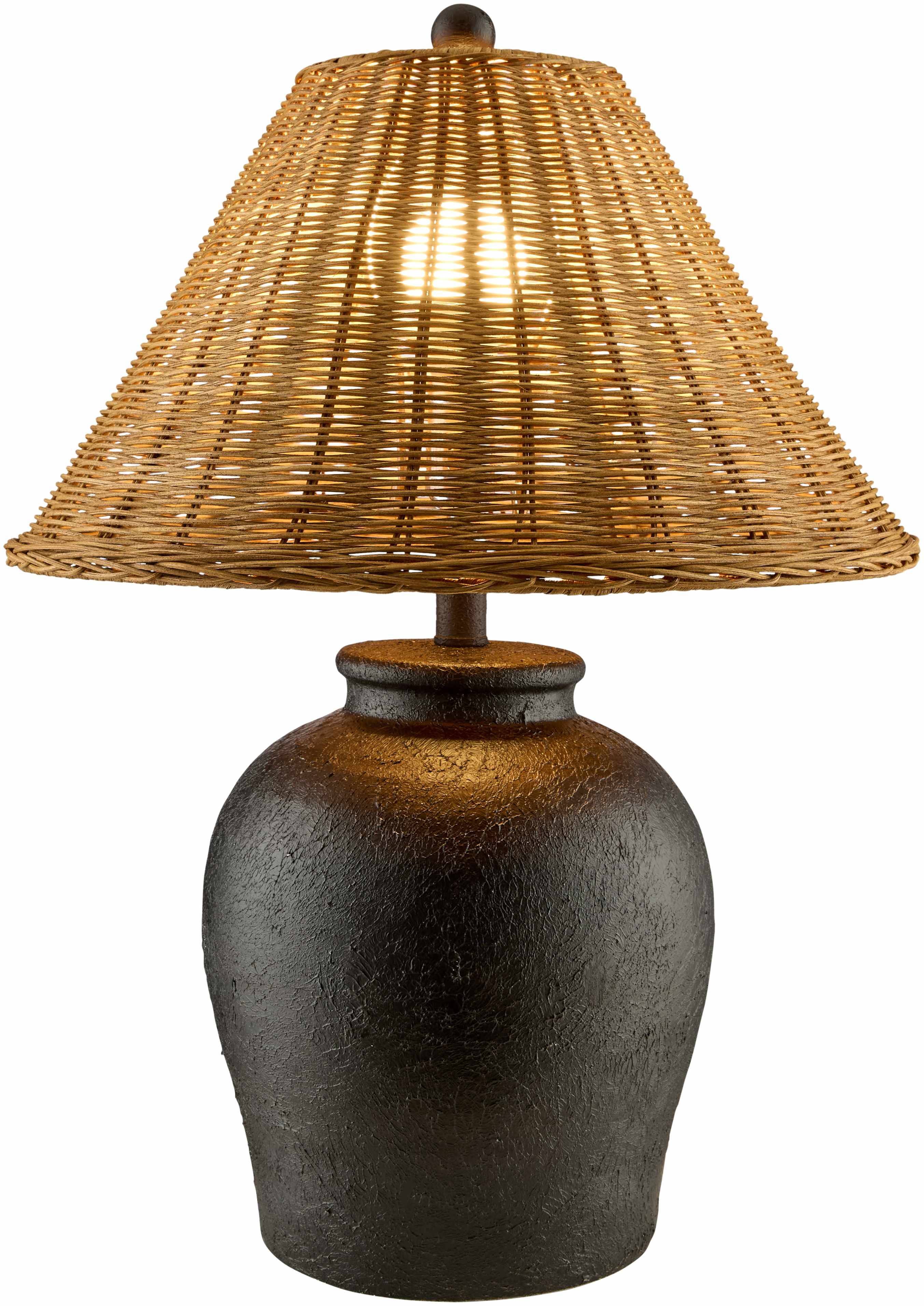 Mistelbach Straw Table Lamp-2