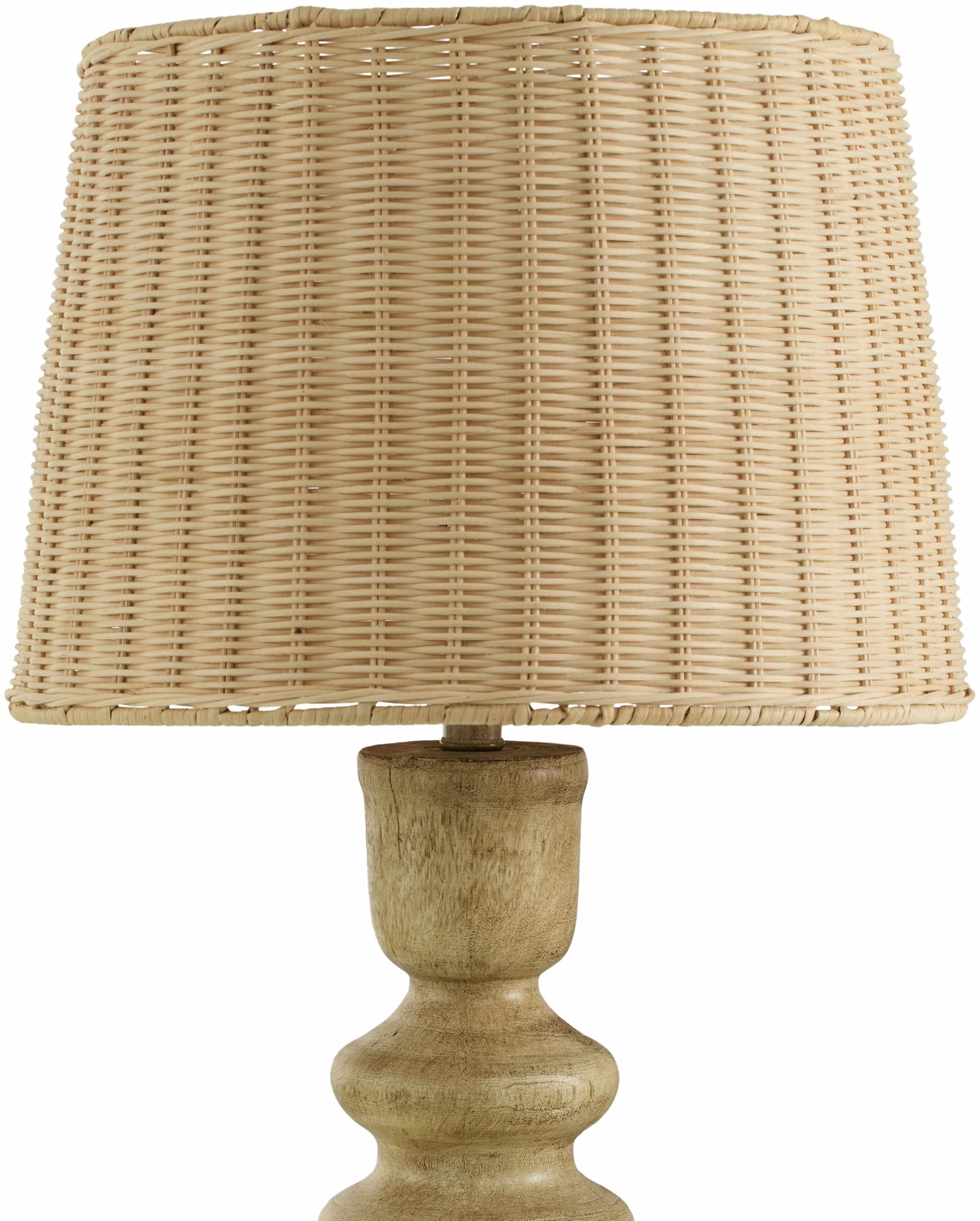 Mouzillon Brown Rattan Table Lamp - PRHOMZ