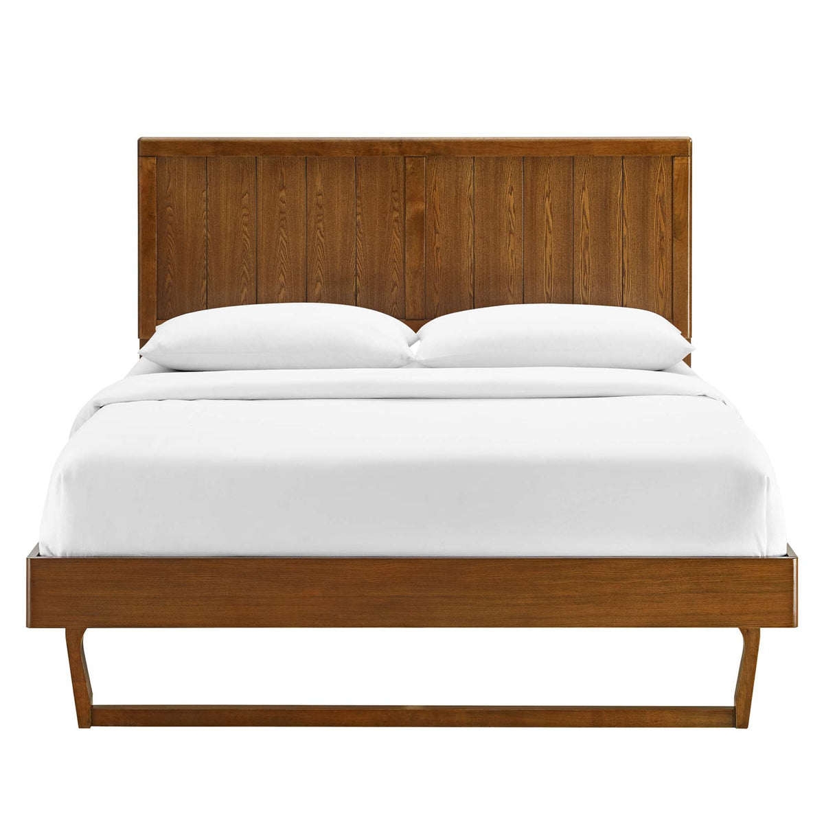 Alana Wood Platform Bed with Angular Frame by Modway