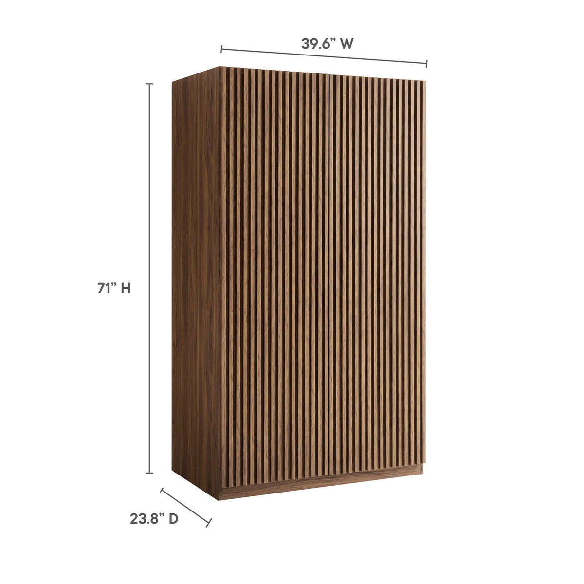 Render 2-Door Wardrobe Closet by Modway
