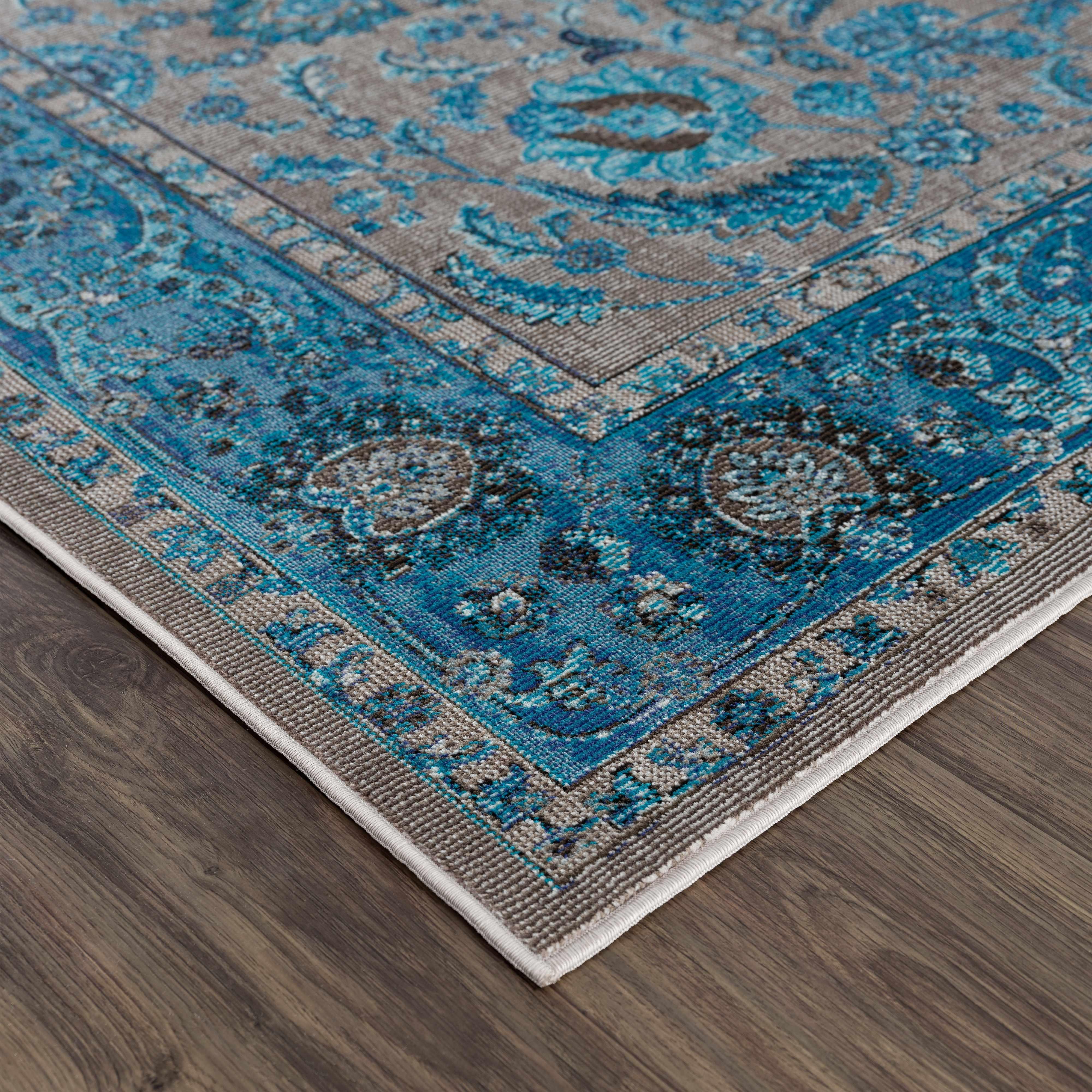 MRD4705 Turquoise Rug - Limited Edition - PRHOMZ