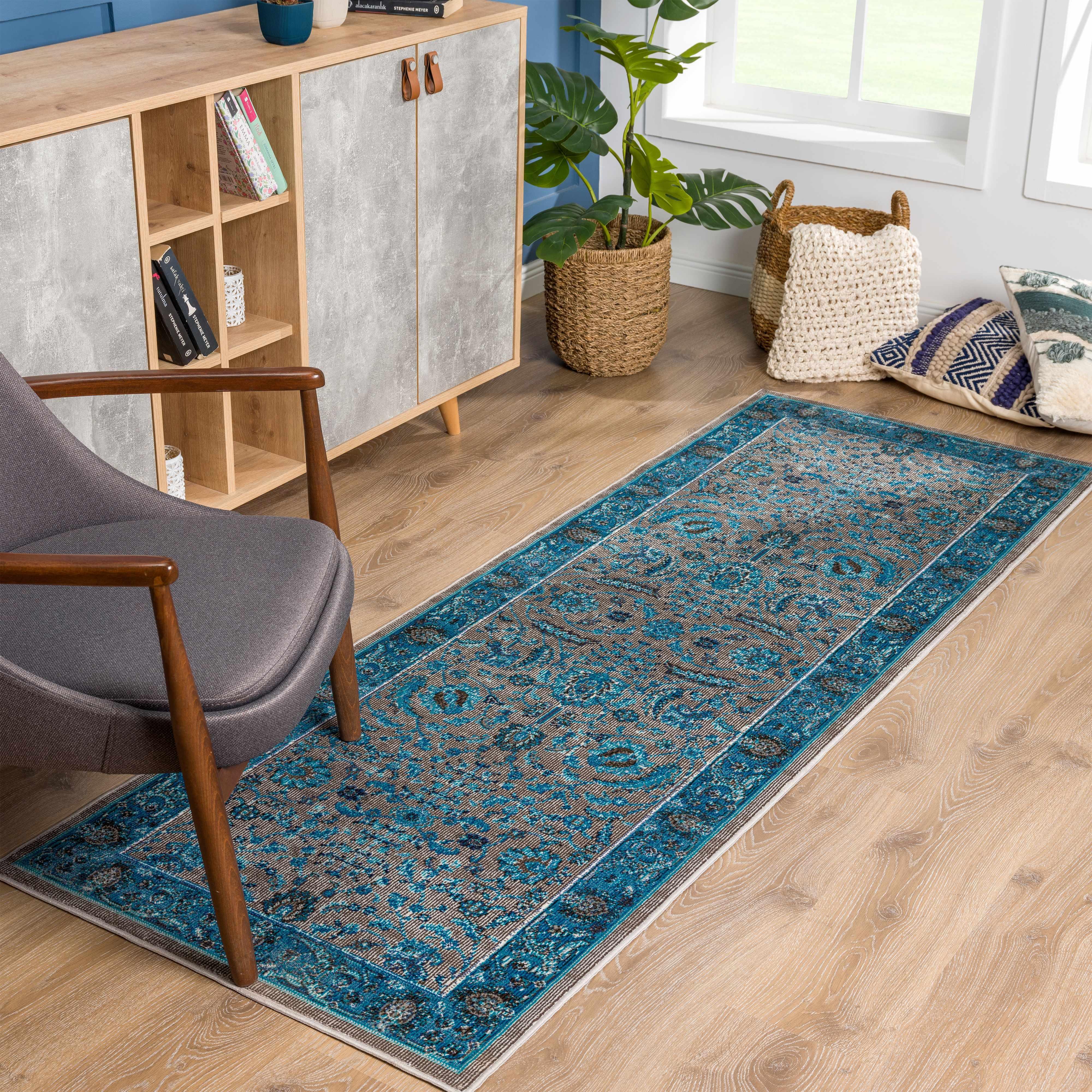 MRD4705 Turquoise Rug - Limited Edition - PRHOMZ