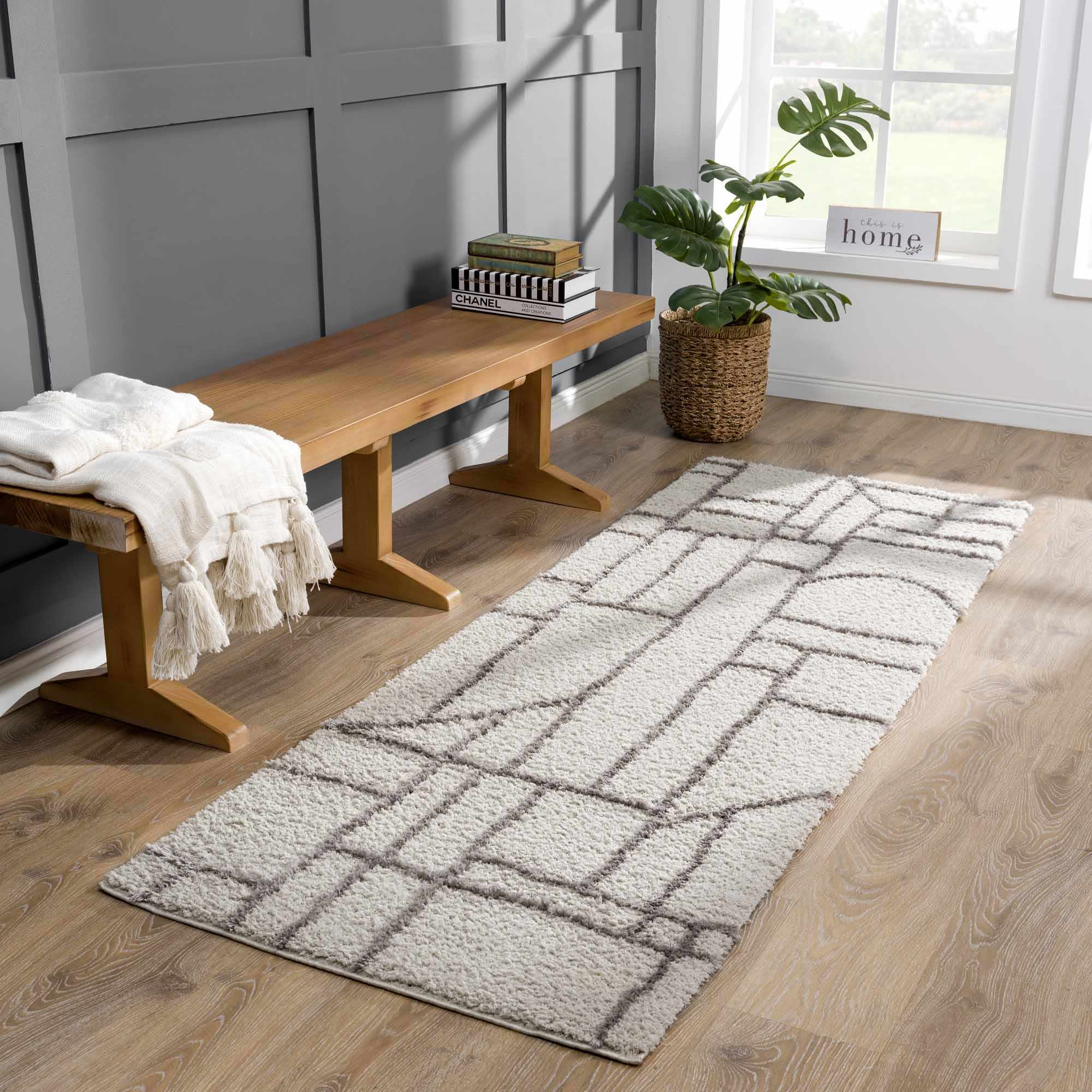 Andia Gray Area Rug - Clearance-1